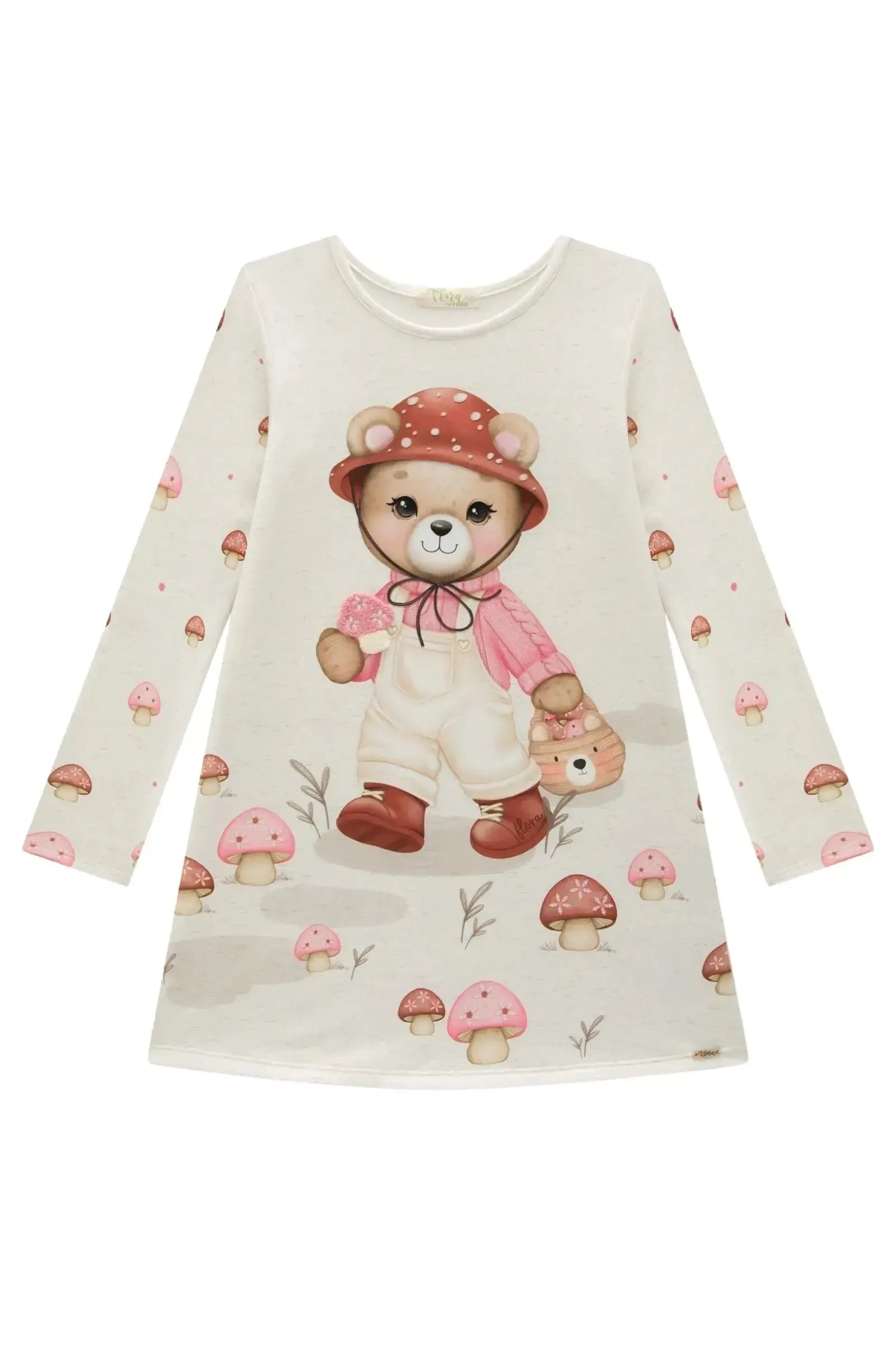 Vestido em Termoskin Peluciado 89160 Infanti Infantil Menina