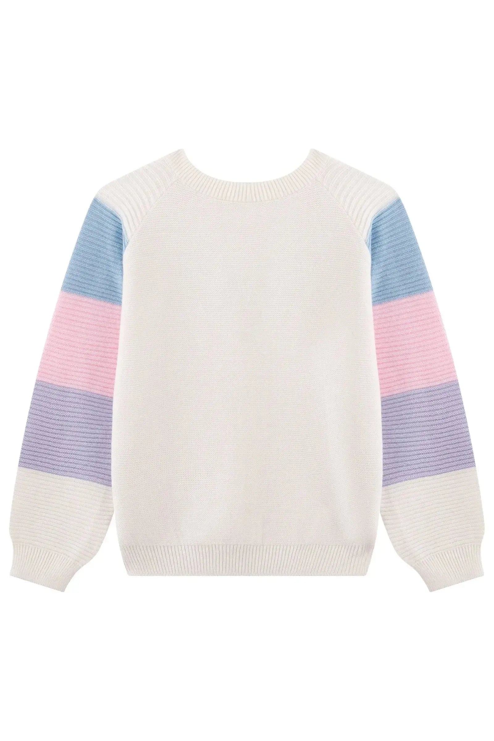 Blusão em Tricot de Viscose e Poliamida 87812 Kukiê Infantil Menina