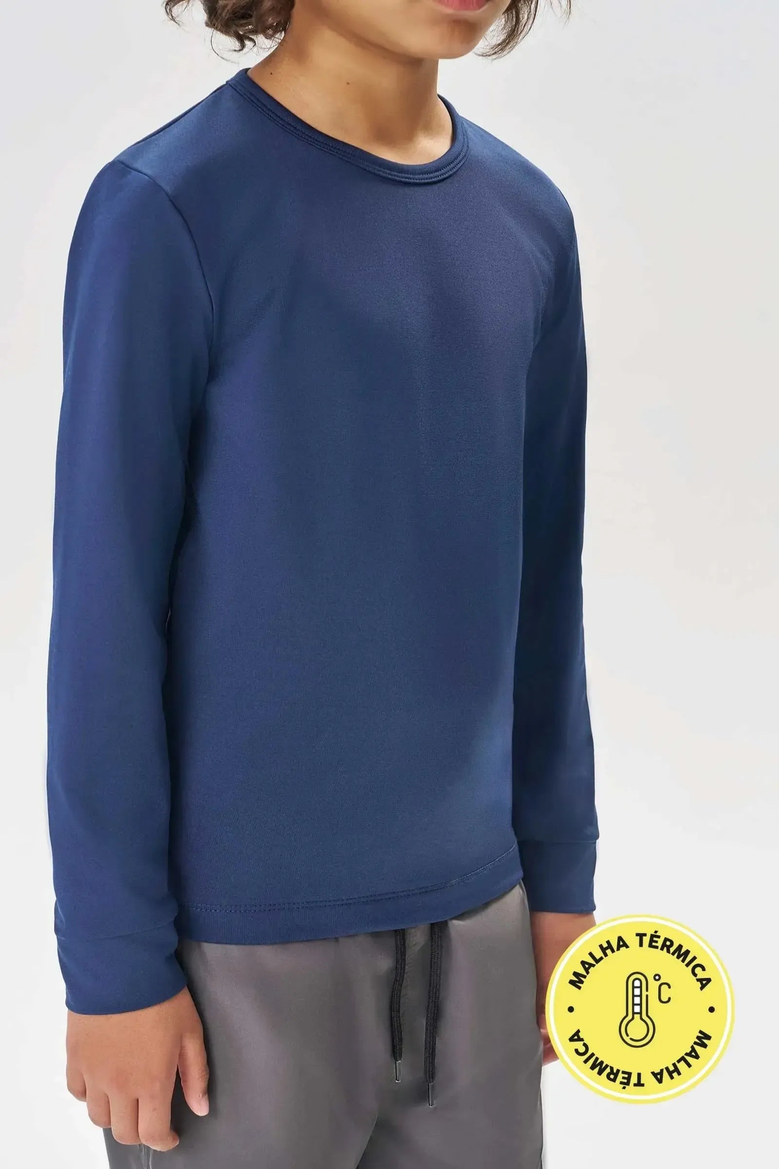 Camiseta em Malha Termoskin com Elastano 80041 Johnny Fox Teen Menino