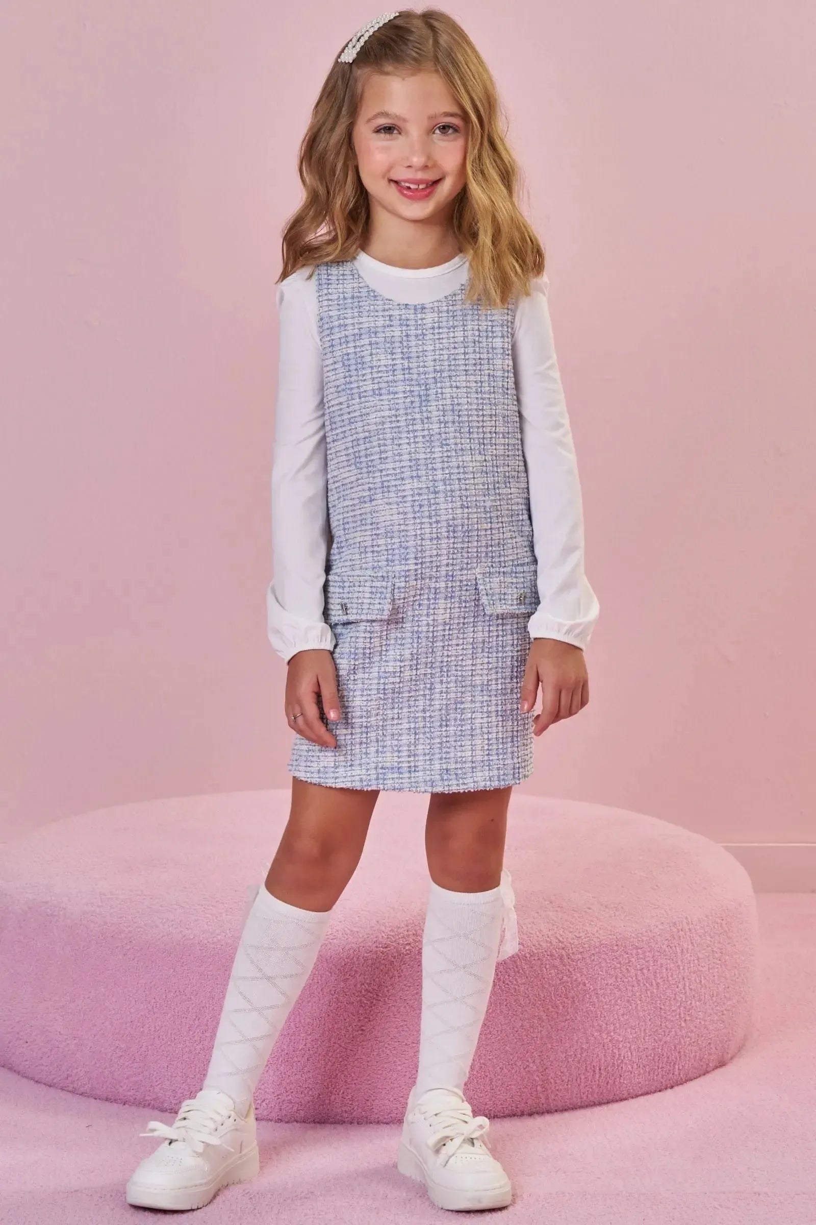 Meia 3/4 86407 Infanti Infantil Menina