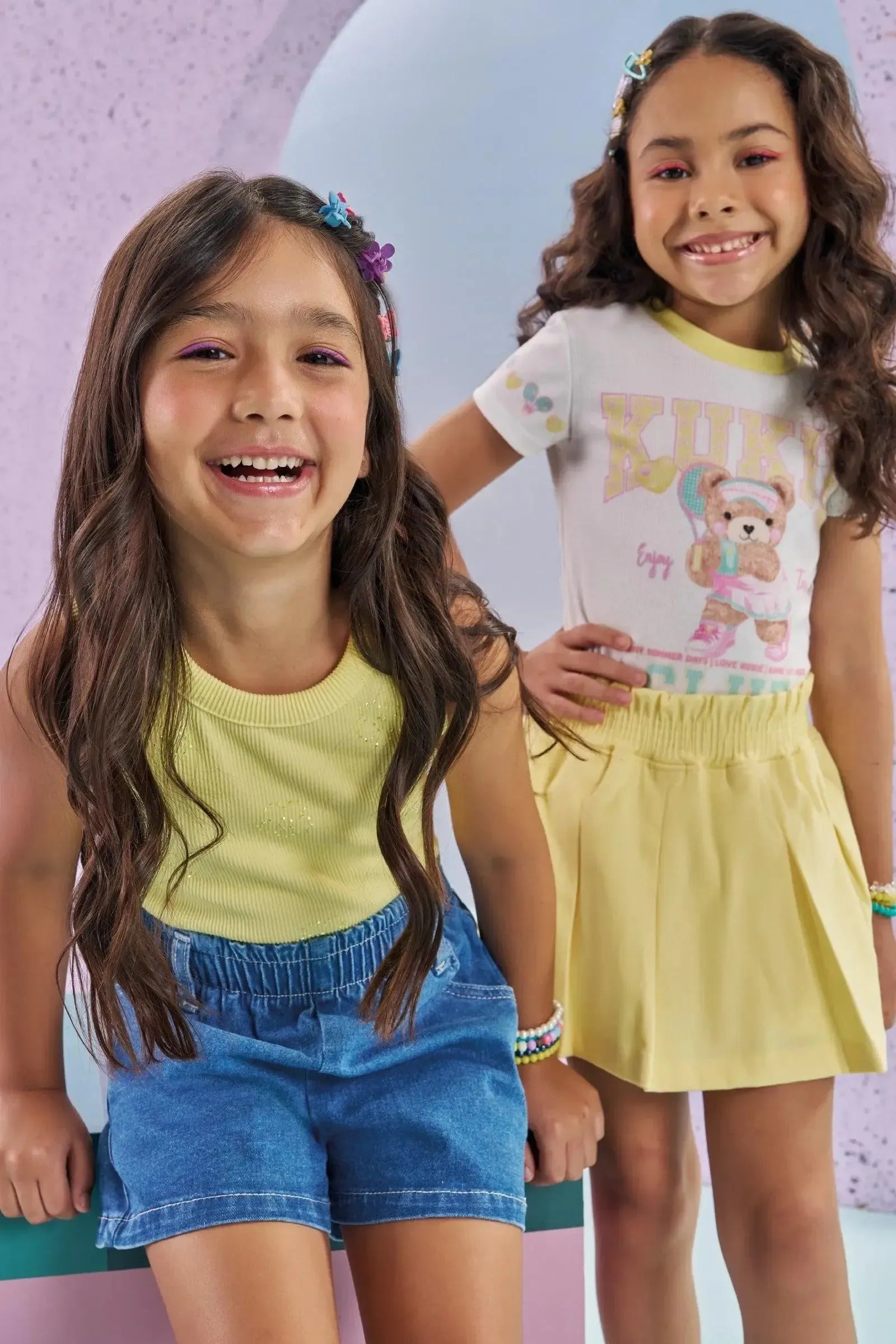 Blusa em Soft Line 86881 Kukiê Infantil Menina