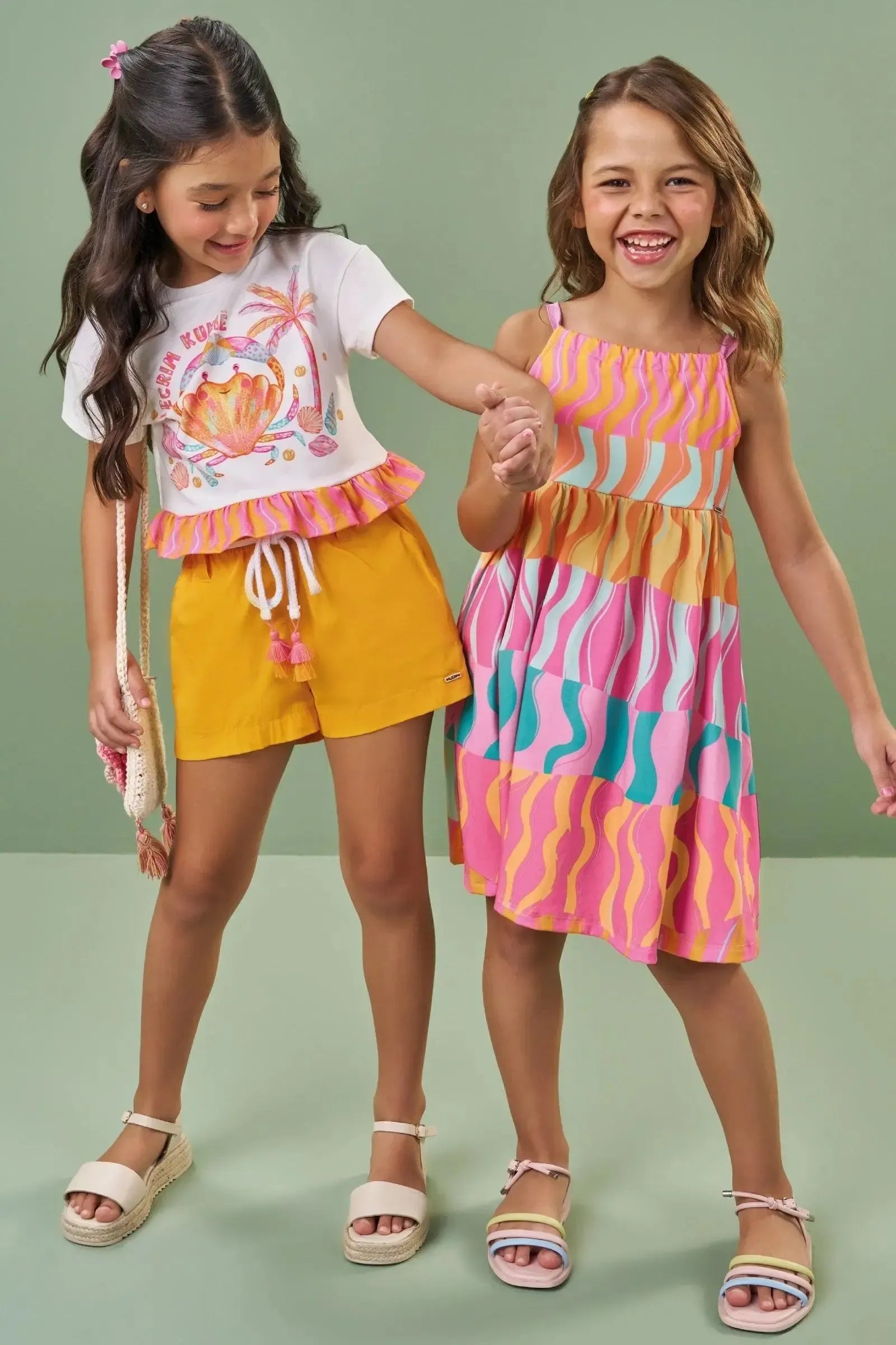 Vestido em Malha Fresh 87271 Kukiê Infantil Menina