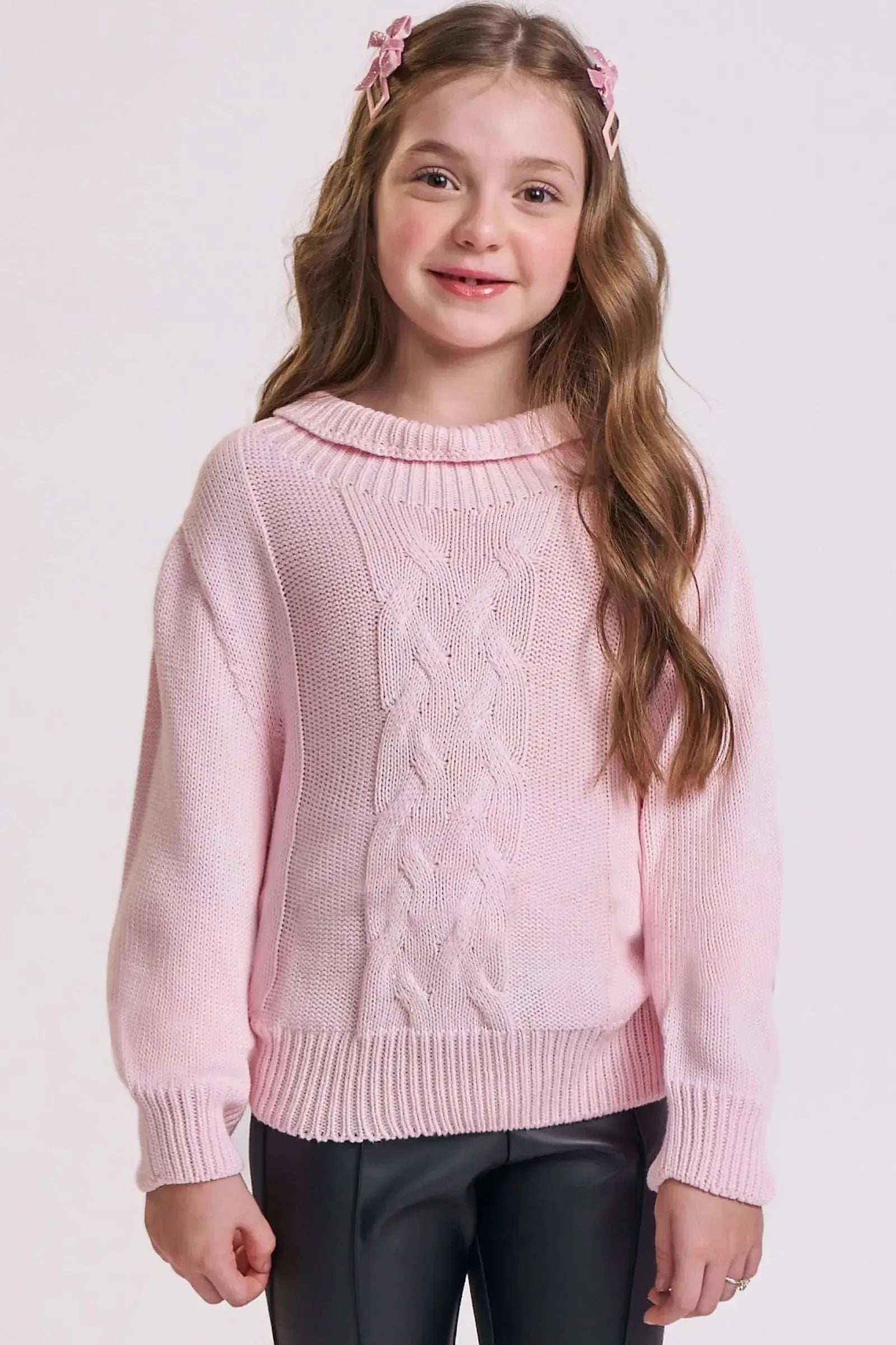 Blusão de Tricot 100% Algodão 87273 Kukiê Infantil Menina