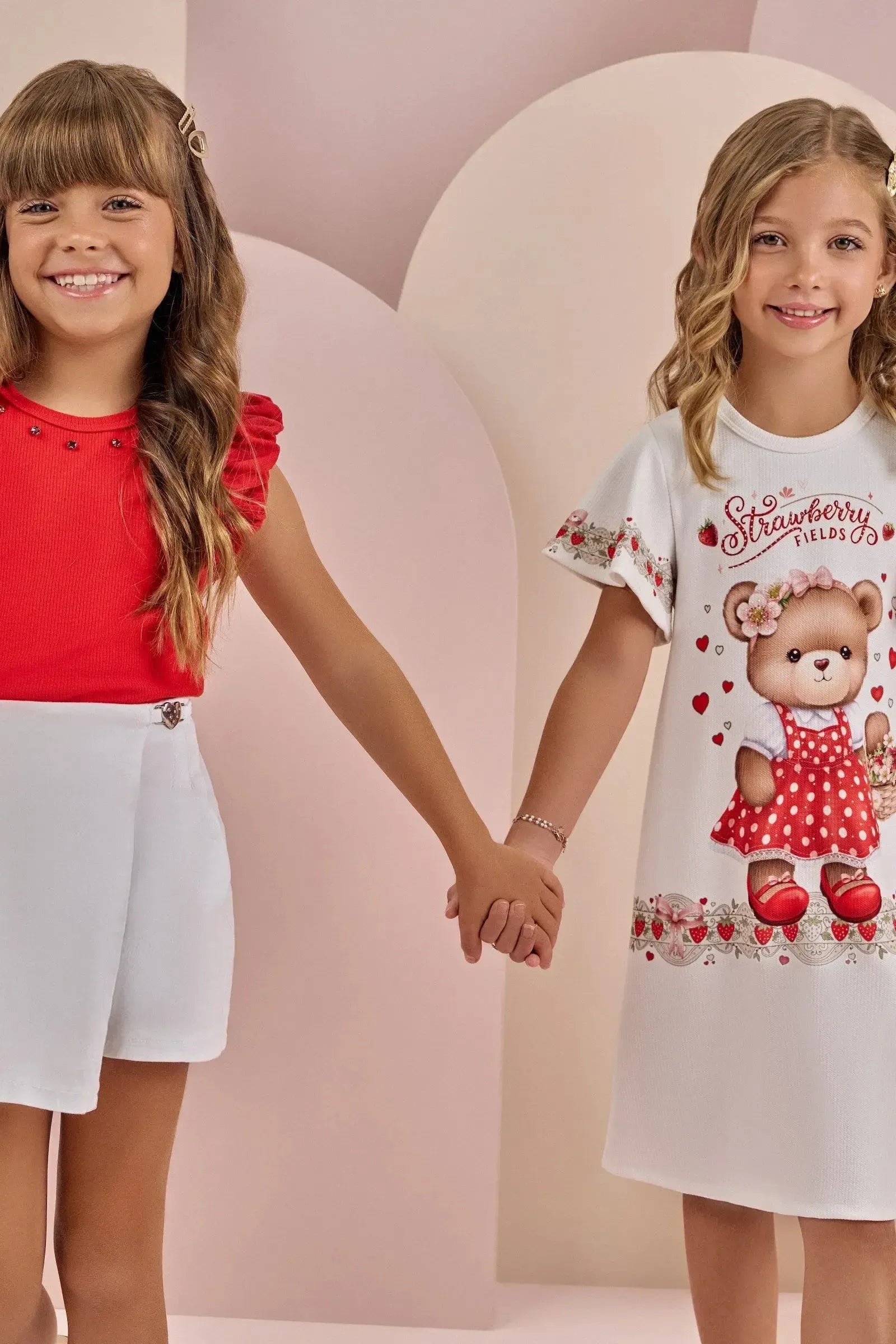 Vestido em Jacquard Catarina 88259 Infanti Infantil Menina