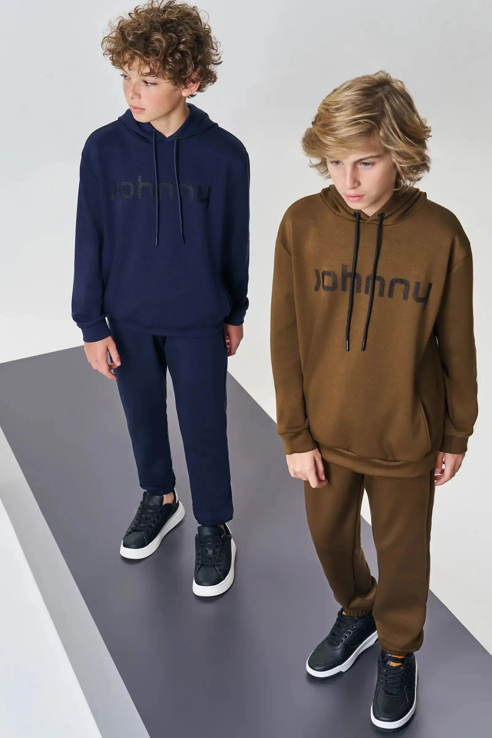 Calça Jogger em Malha Tecnonew 89117 Johnny Fox Teen Menino