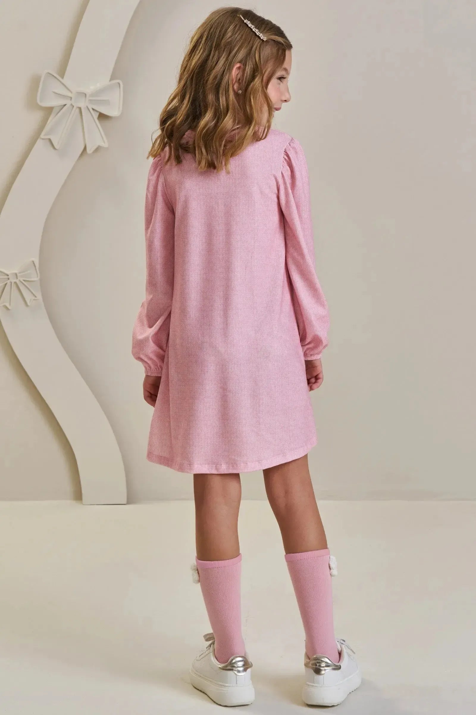 Vestido em Malha Fresh 89216 Infanti Infantil Menina