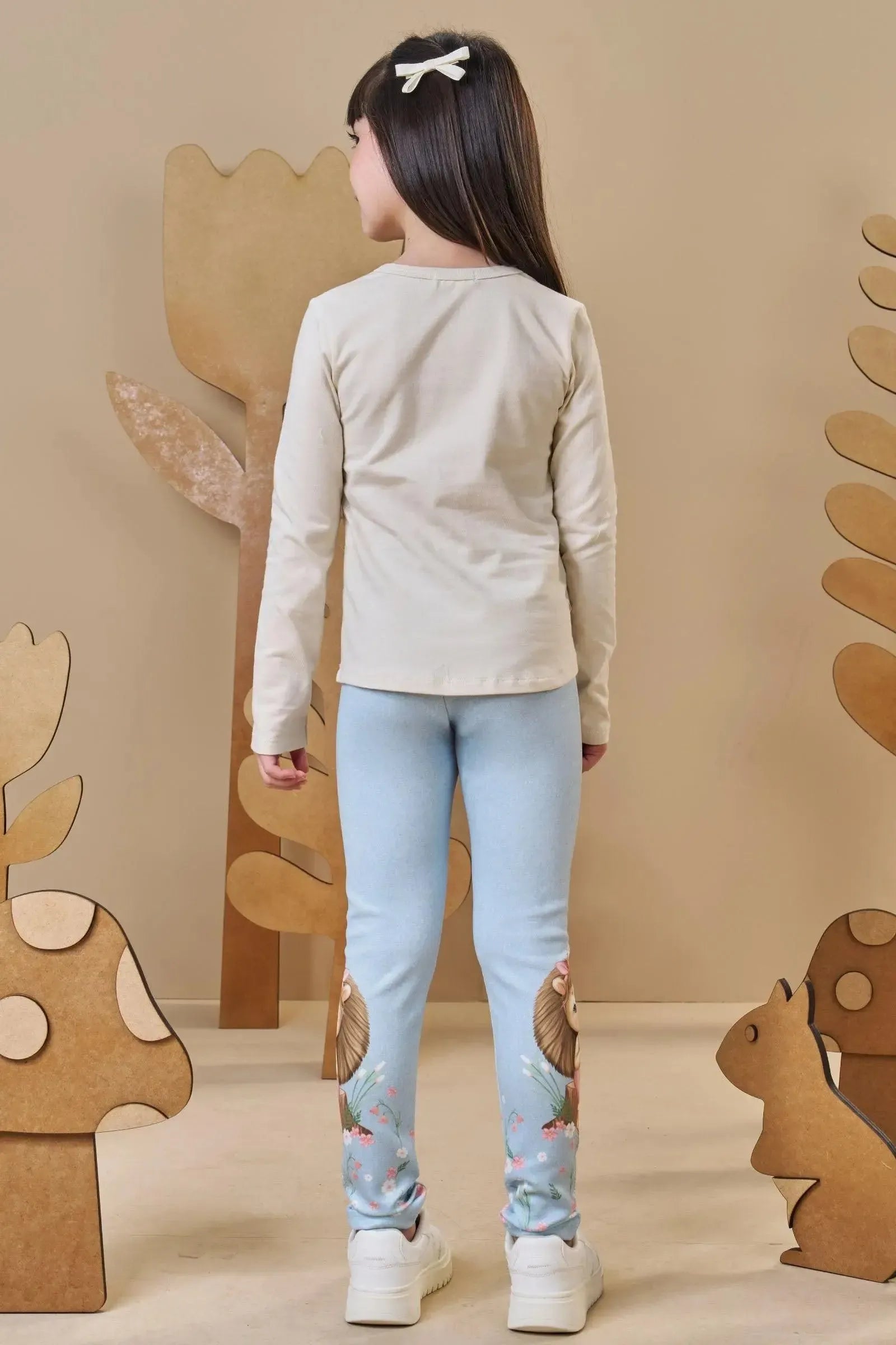 Calça Legging em Fly Tech 89410 Infanti Infantil Menina