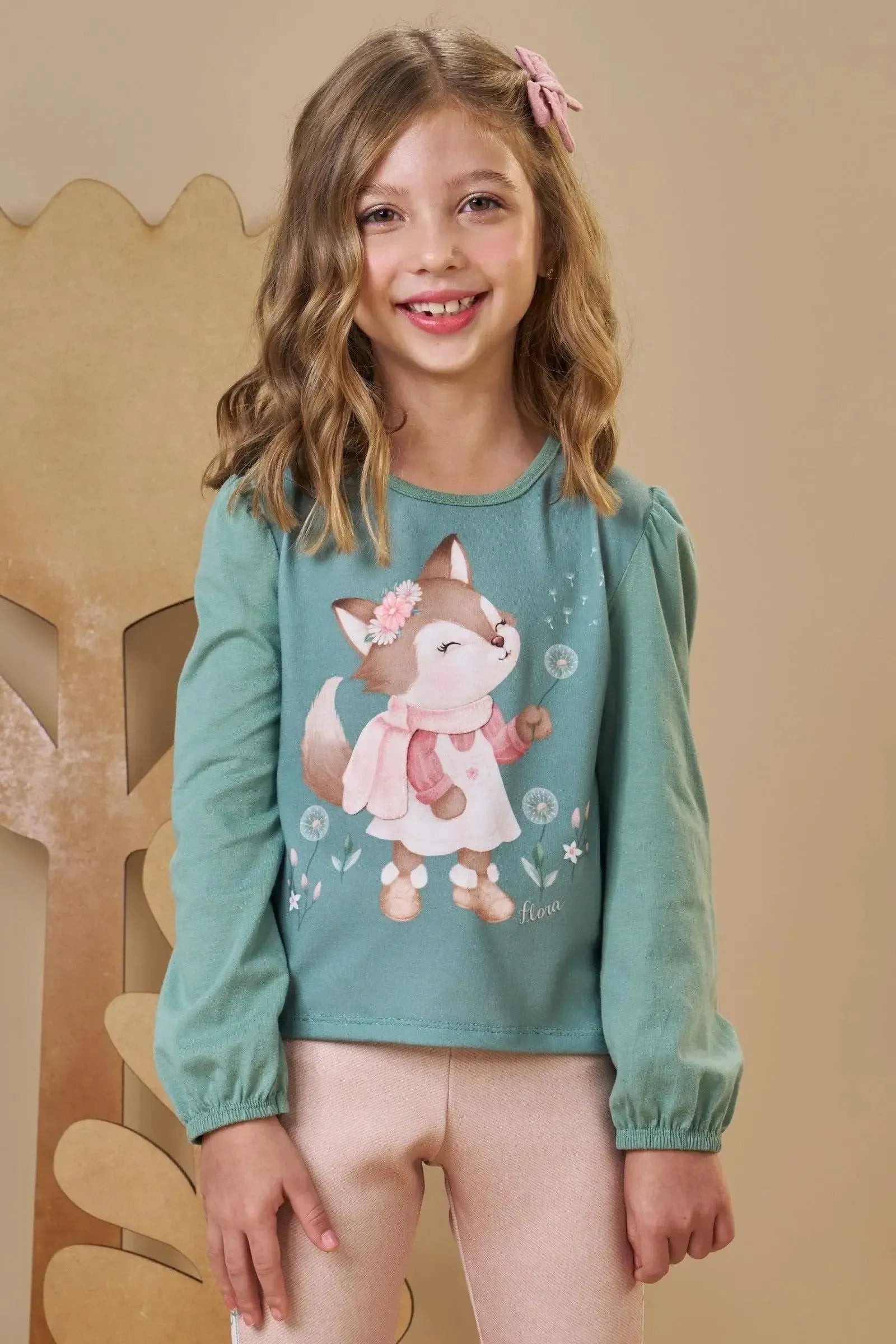 Blusa em Meia Malha 89411 Infanti Infantil Menina