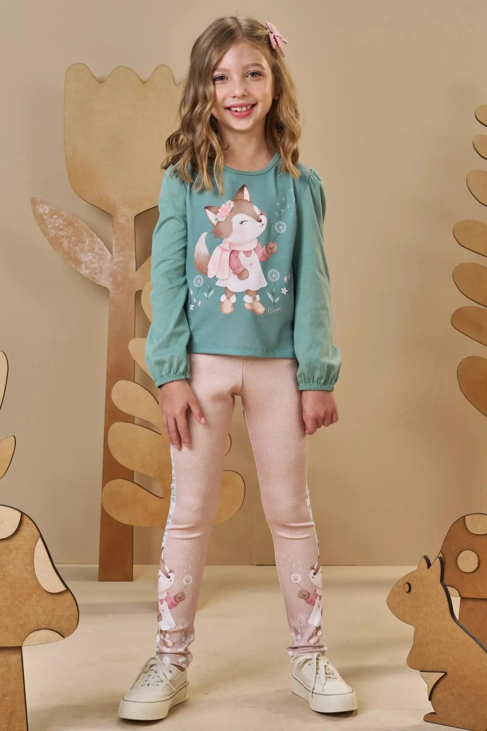 Blusa em Meia Malha 89411 Infanti Infantil Menina