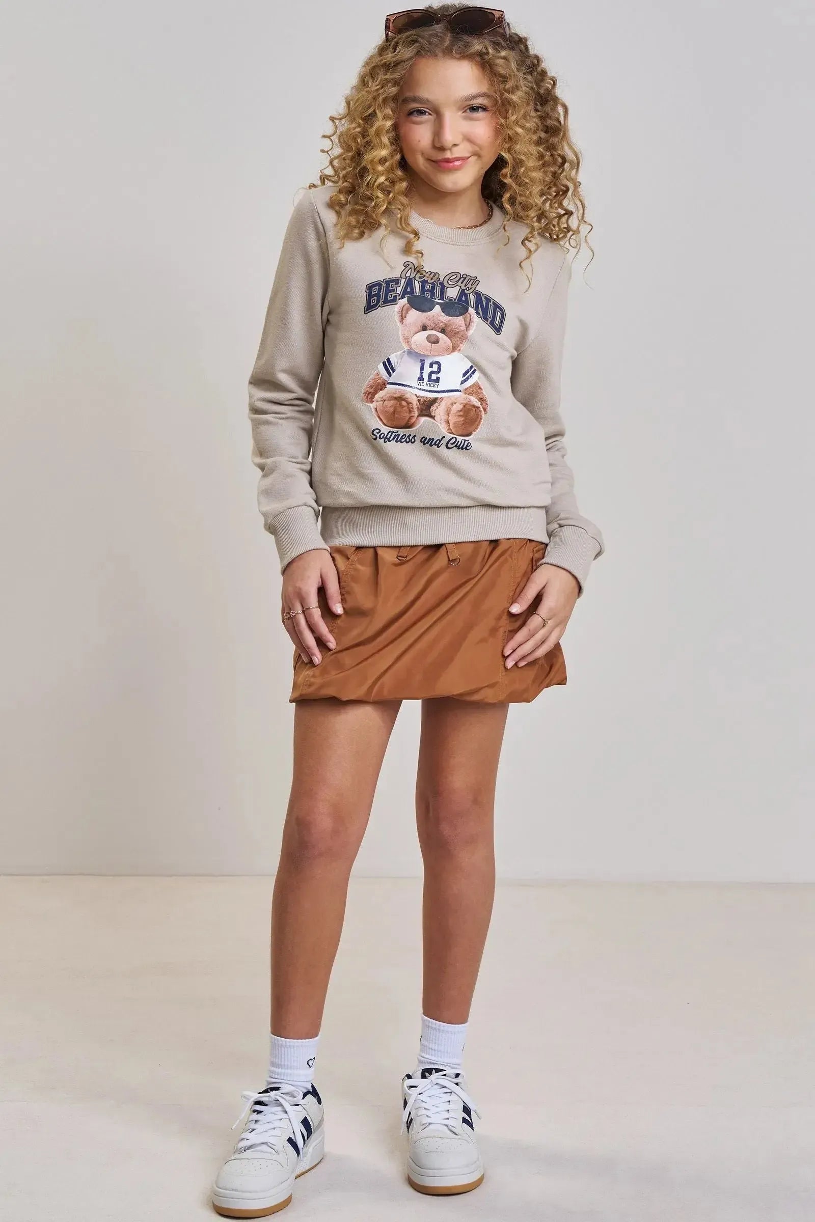 Saia em Nylon Tecno Style 89455 Vic&Vicky Teen Menina