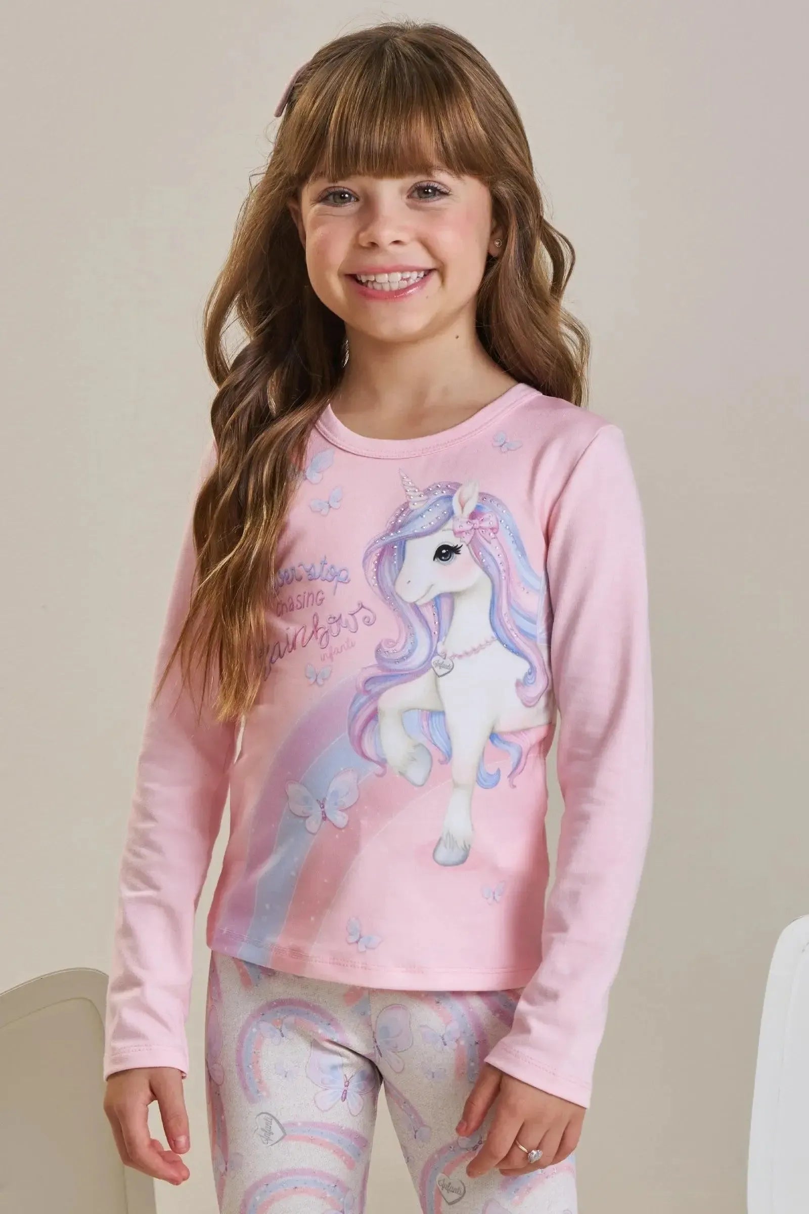 Blusa em Cotton 89471 Infanti Infantil Menina
