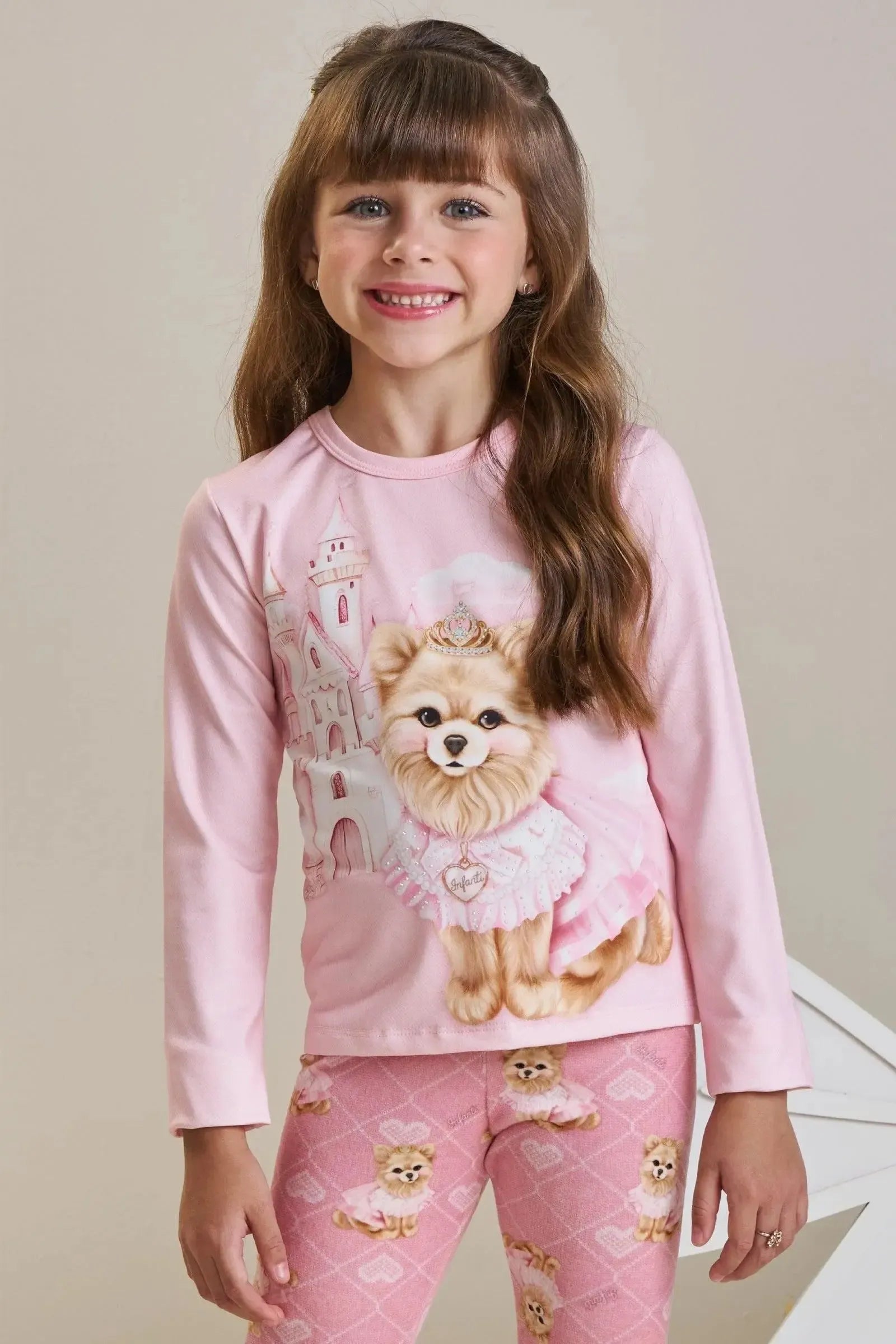 Blusa em Termoskin Peluciado 89482 Infanti Infantil Menina