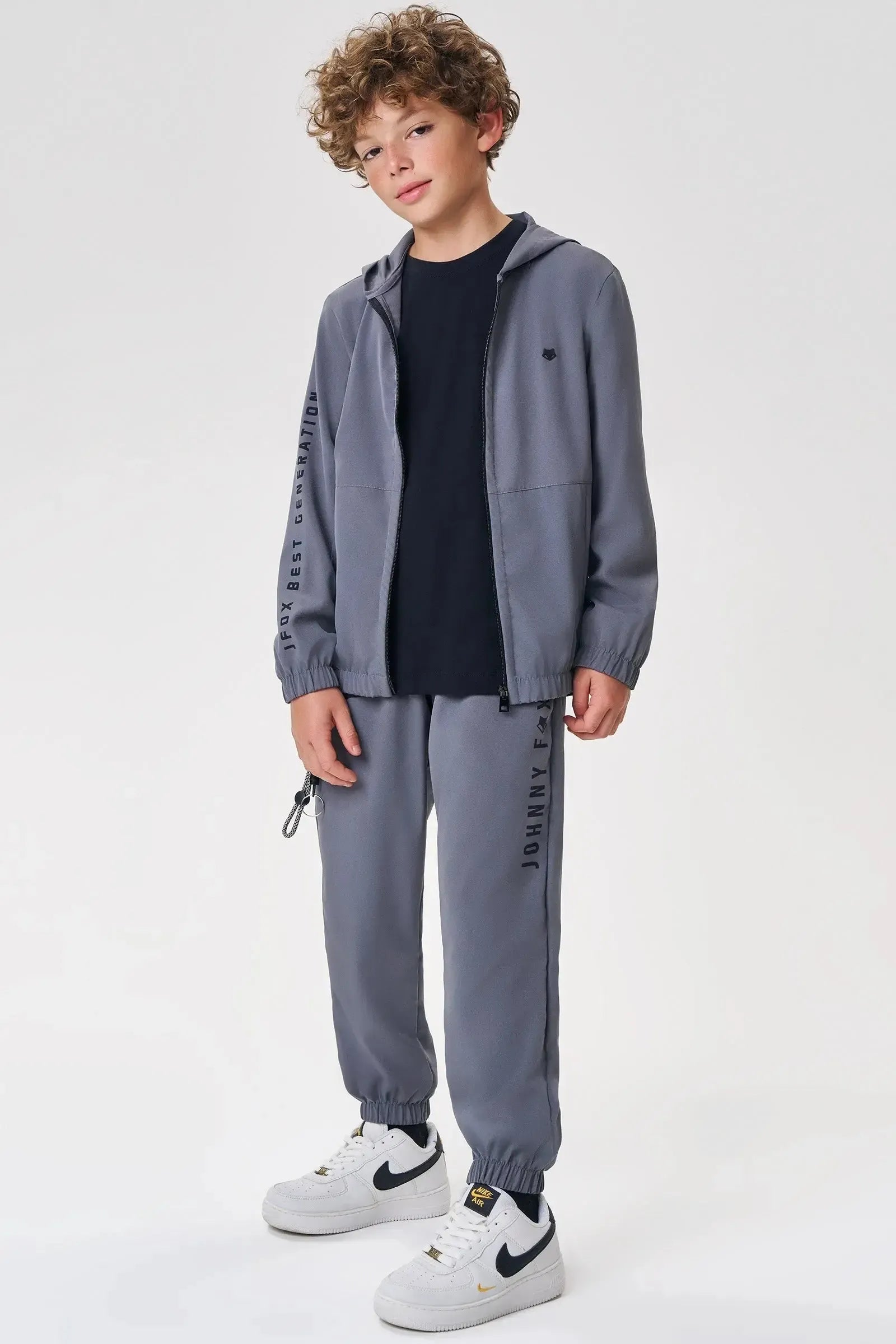 Calça Jogger em Nylon Hidronatic com Elastano 89975 Johnny Fox Teen Menino