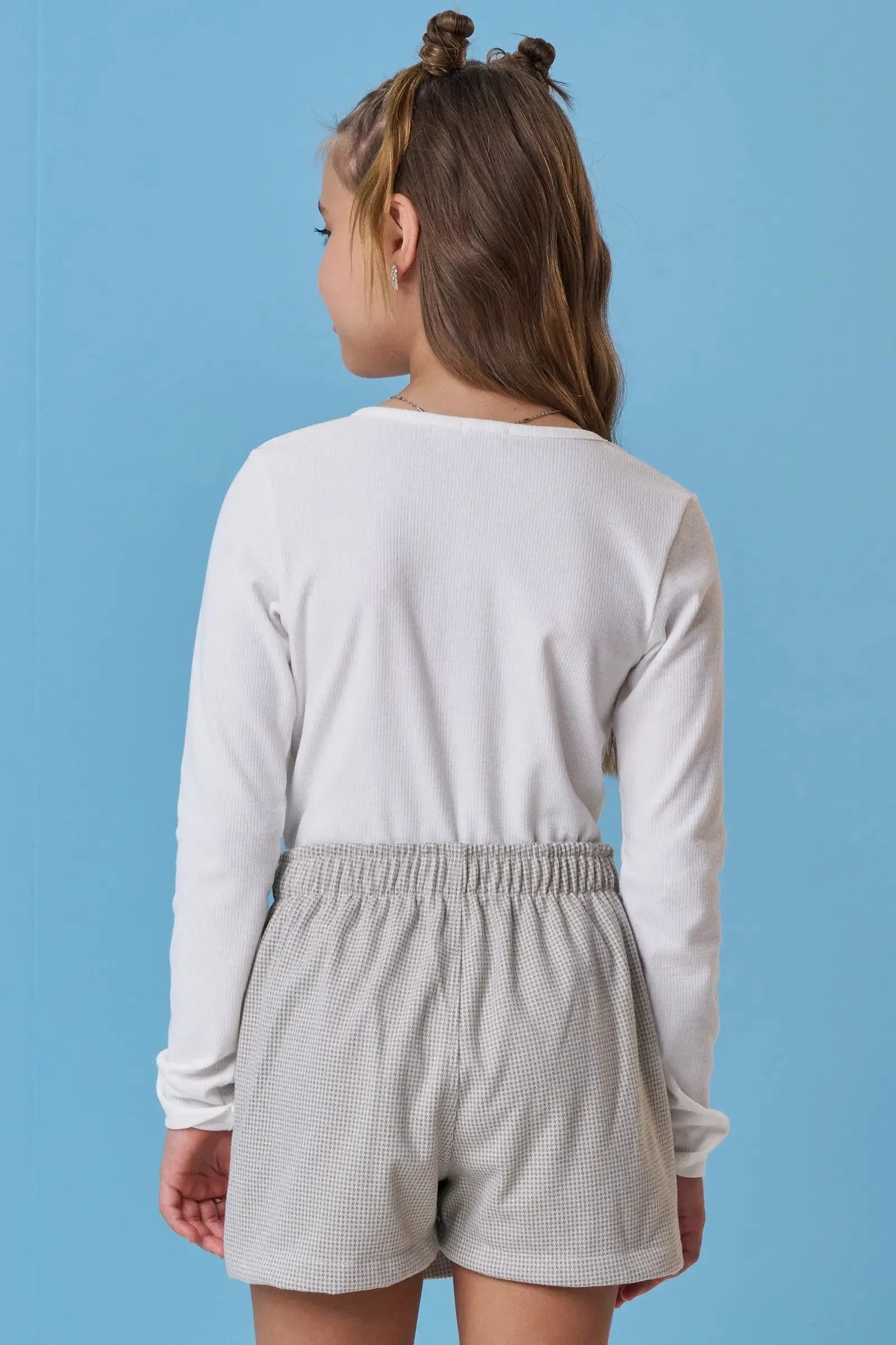 Blusa Boxy em Canelado Liz 90159 Vic&Vicky Teen Menina