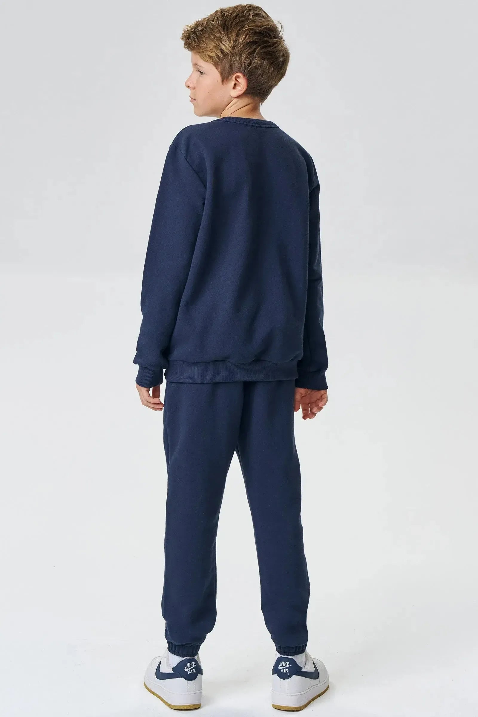 Conjunto de Blusão e Calça Jogger em Moletom sem Pelúcia 90467 Johnny Fox Teen Menino