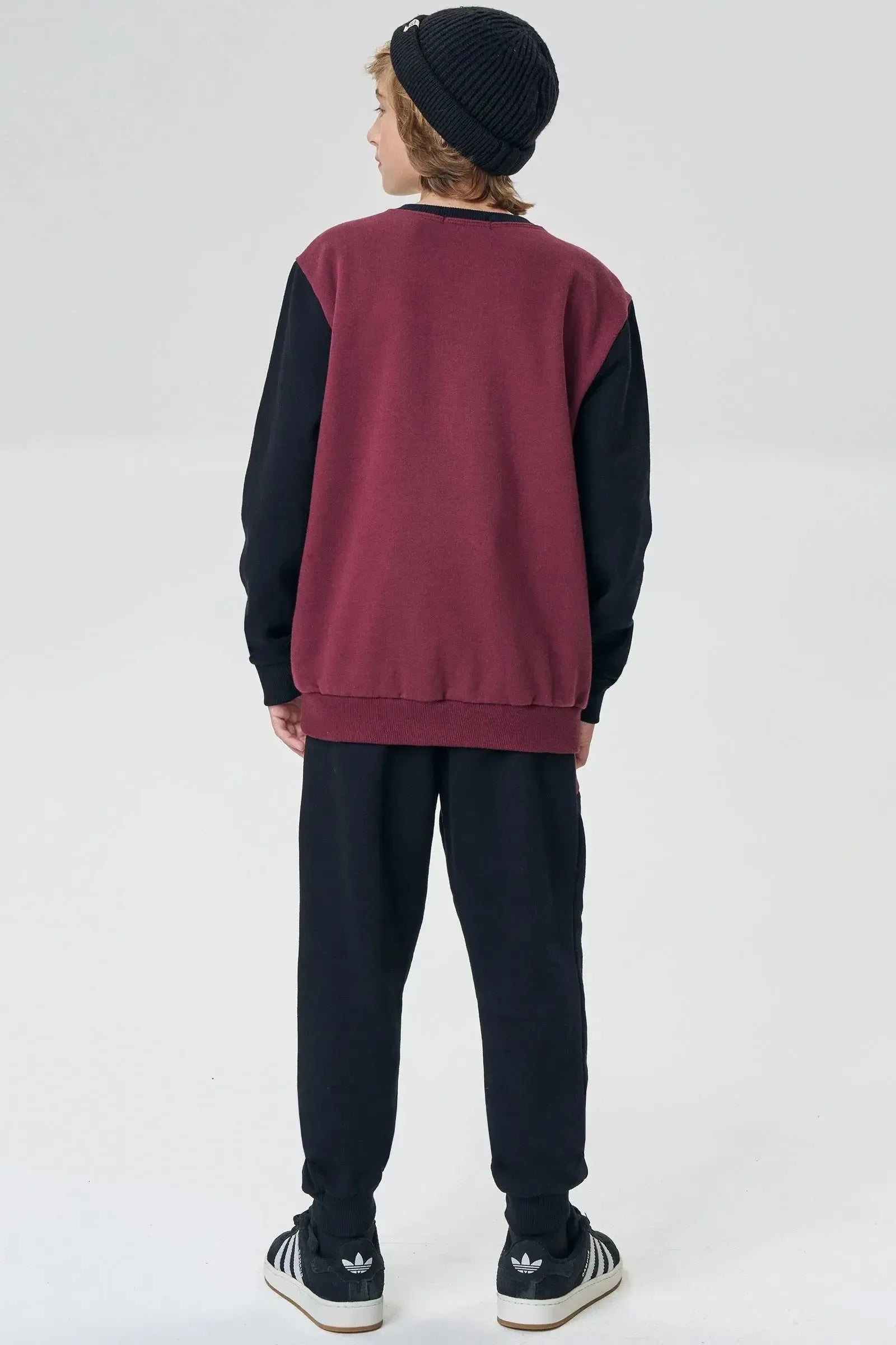 Conjunto de Blusão e Calça Jogger em Moletom com Pelúcia 90475 Johnny Fox Teen Menino