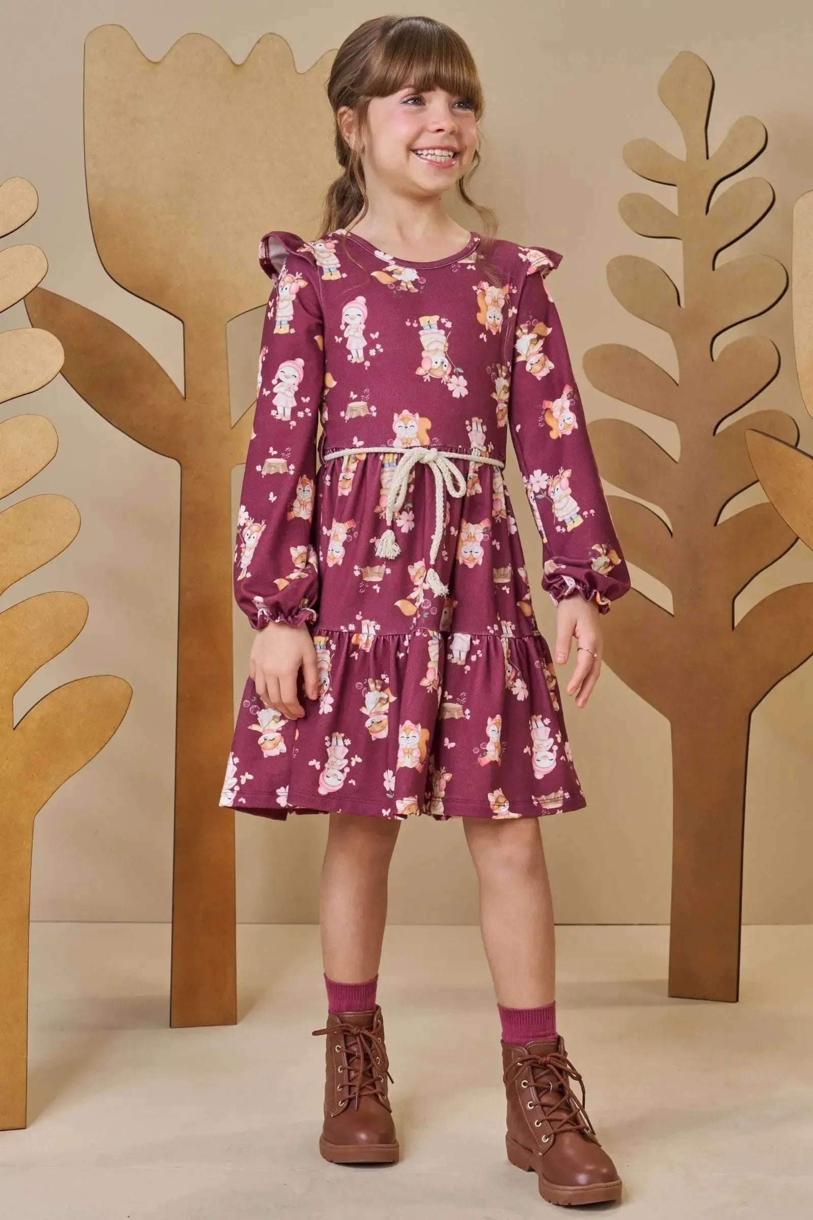Vestido em Malha Power 90495 Infanti Infantil Menina