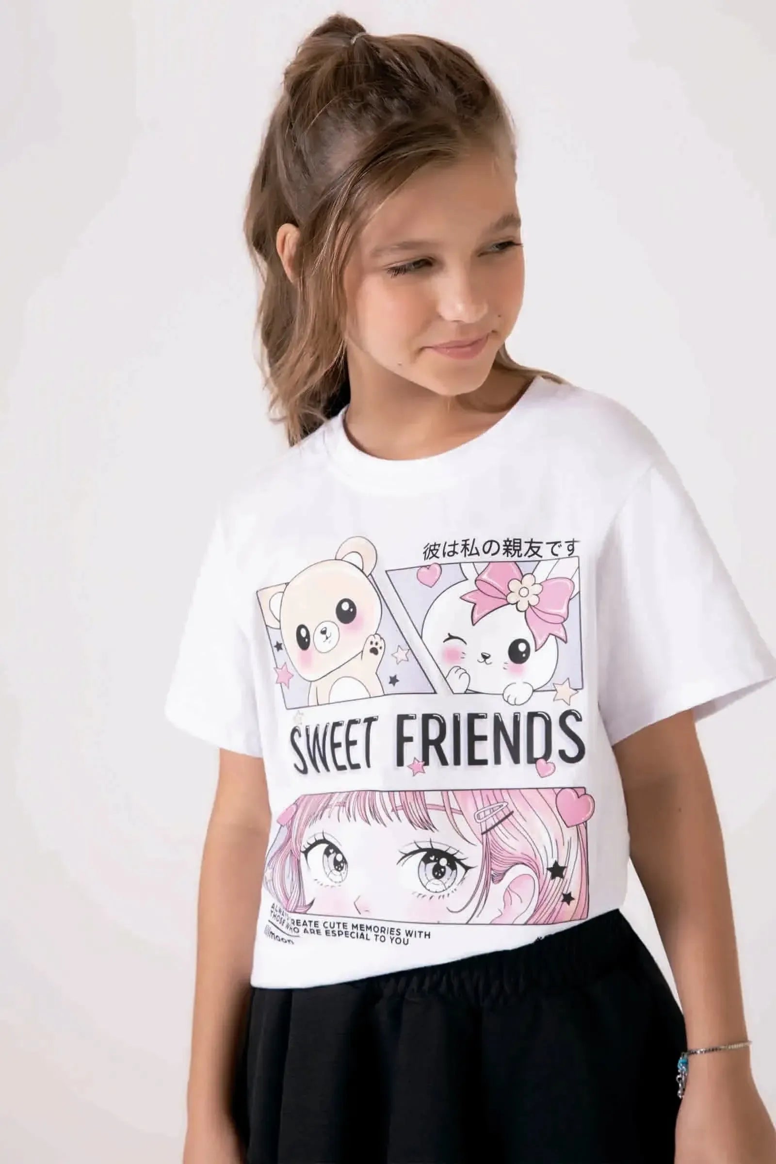 Camiseta Comfy em Meia Malha 90556 Lilimoon Teen Menina
