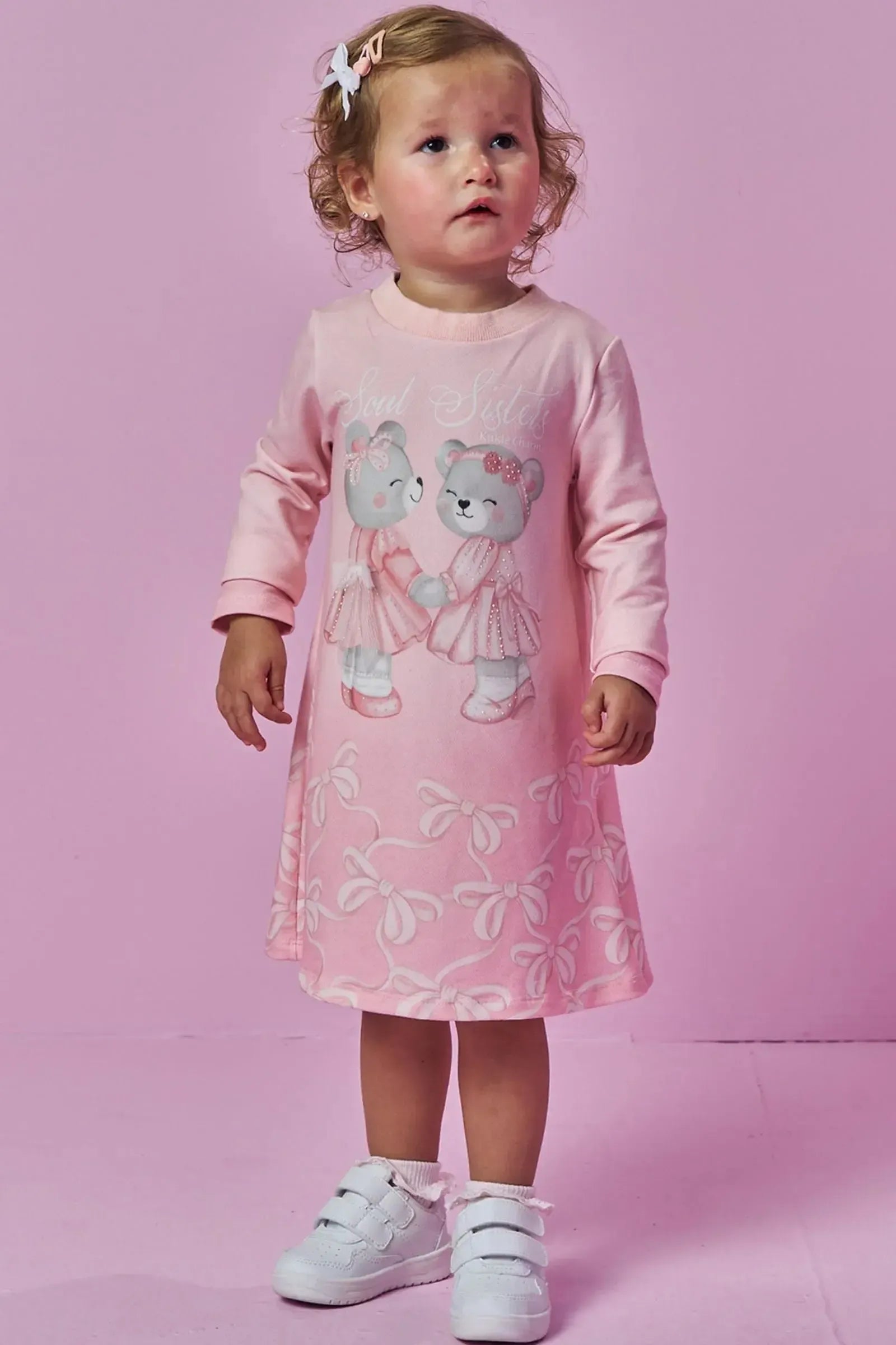 Vestido em Molecotton 92152 Kukiê Bebê Menina