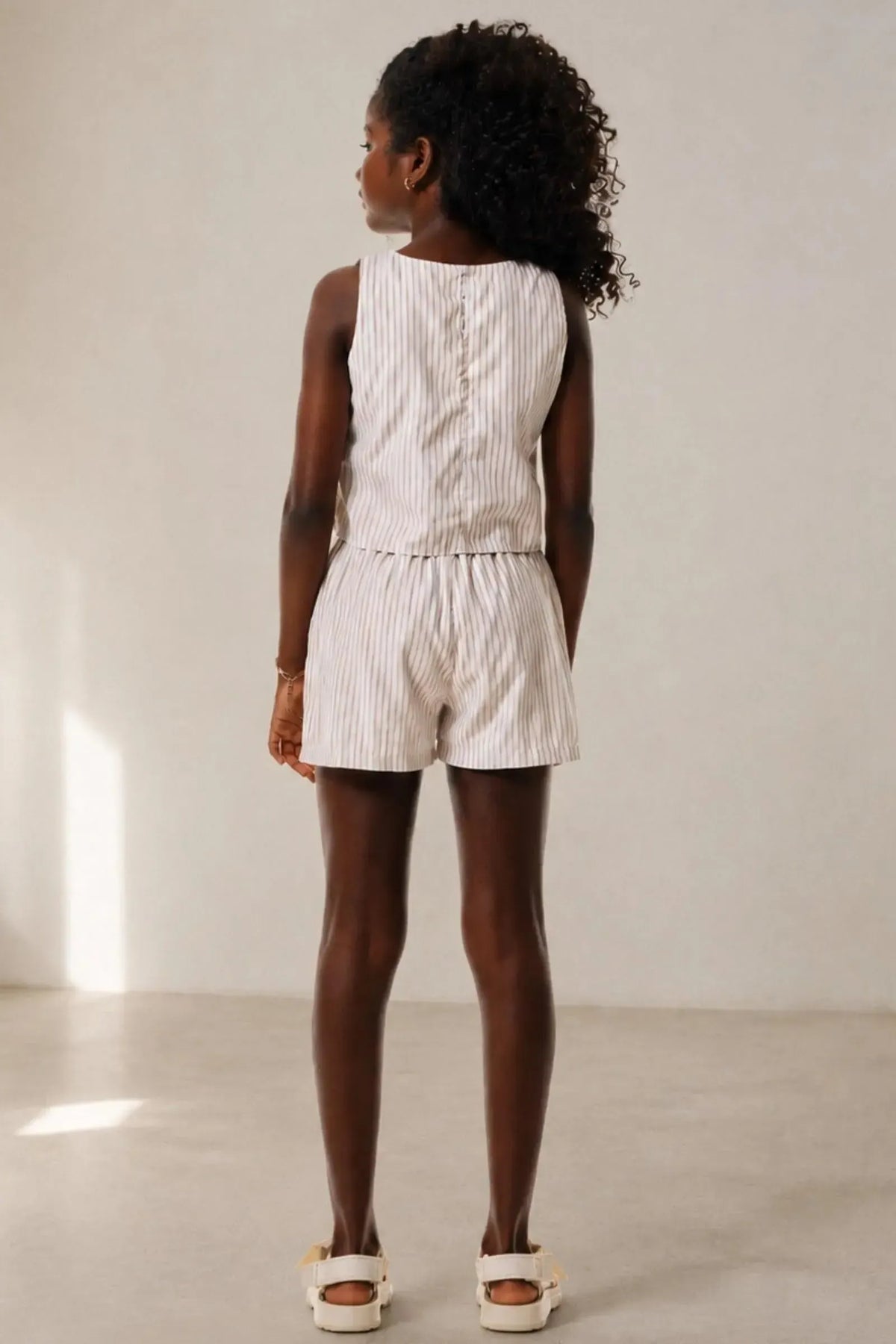 Conjunto de Blusa e Shorts em Alfaiataria Verano 92592 Lilimoon Teen Menina