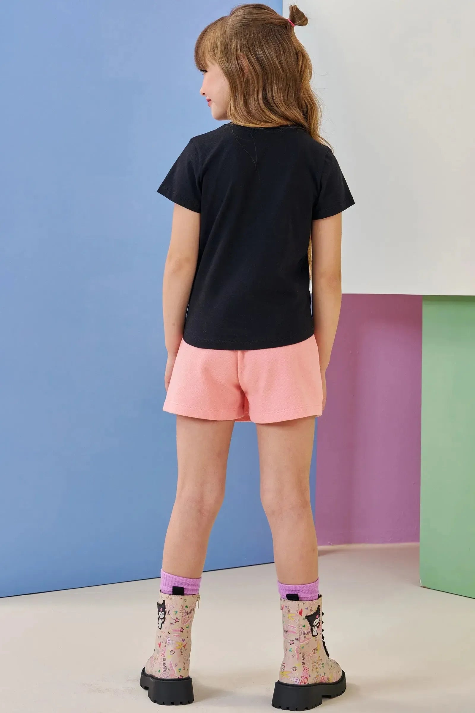 Blusa em Meia Malha 92638 Infanti Infantil Menina
