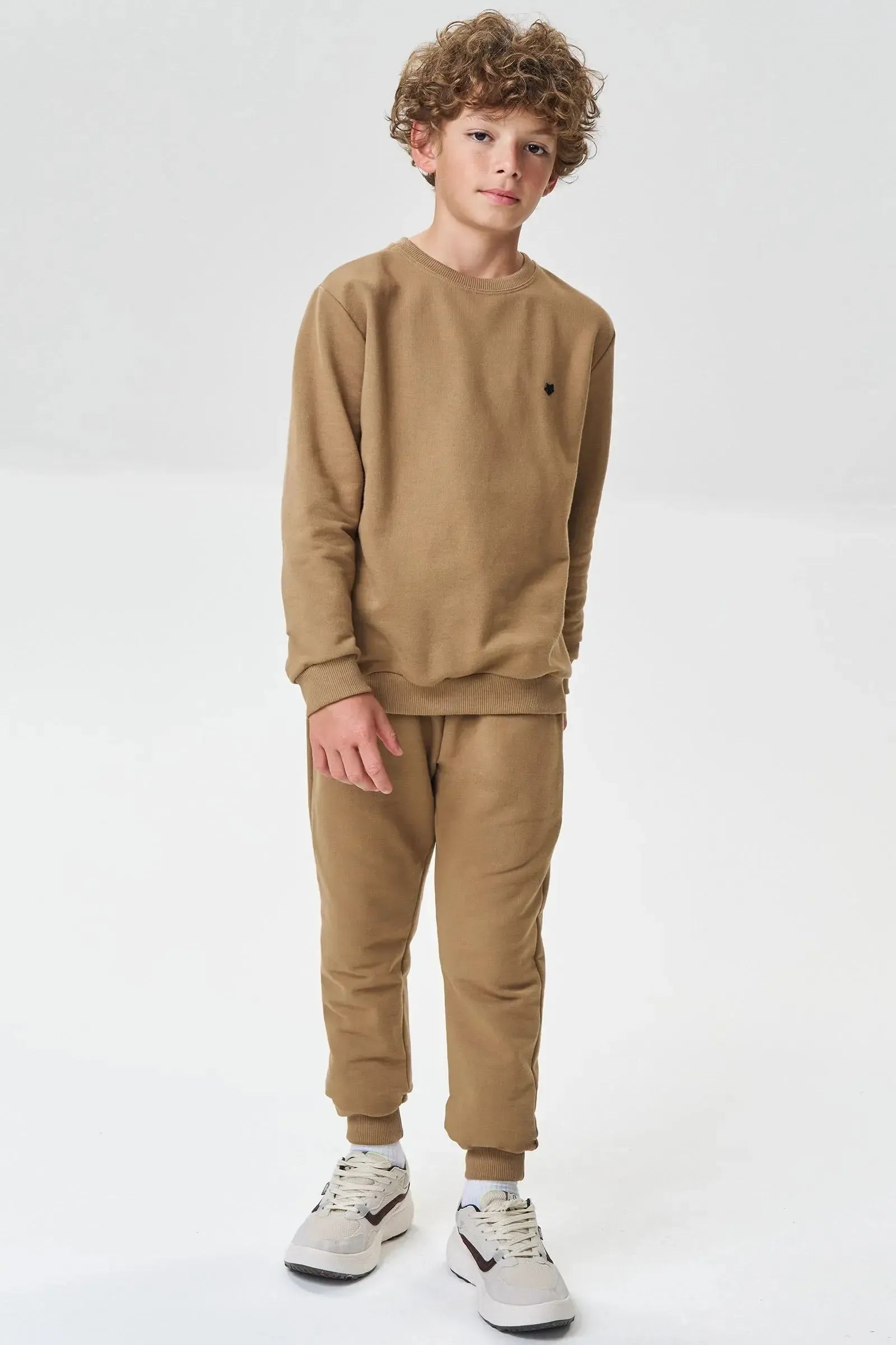 Calça Jogger em Moletom sem Pelúcia 93083 Johnny Fox Teen Menino