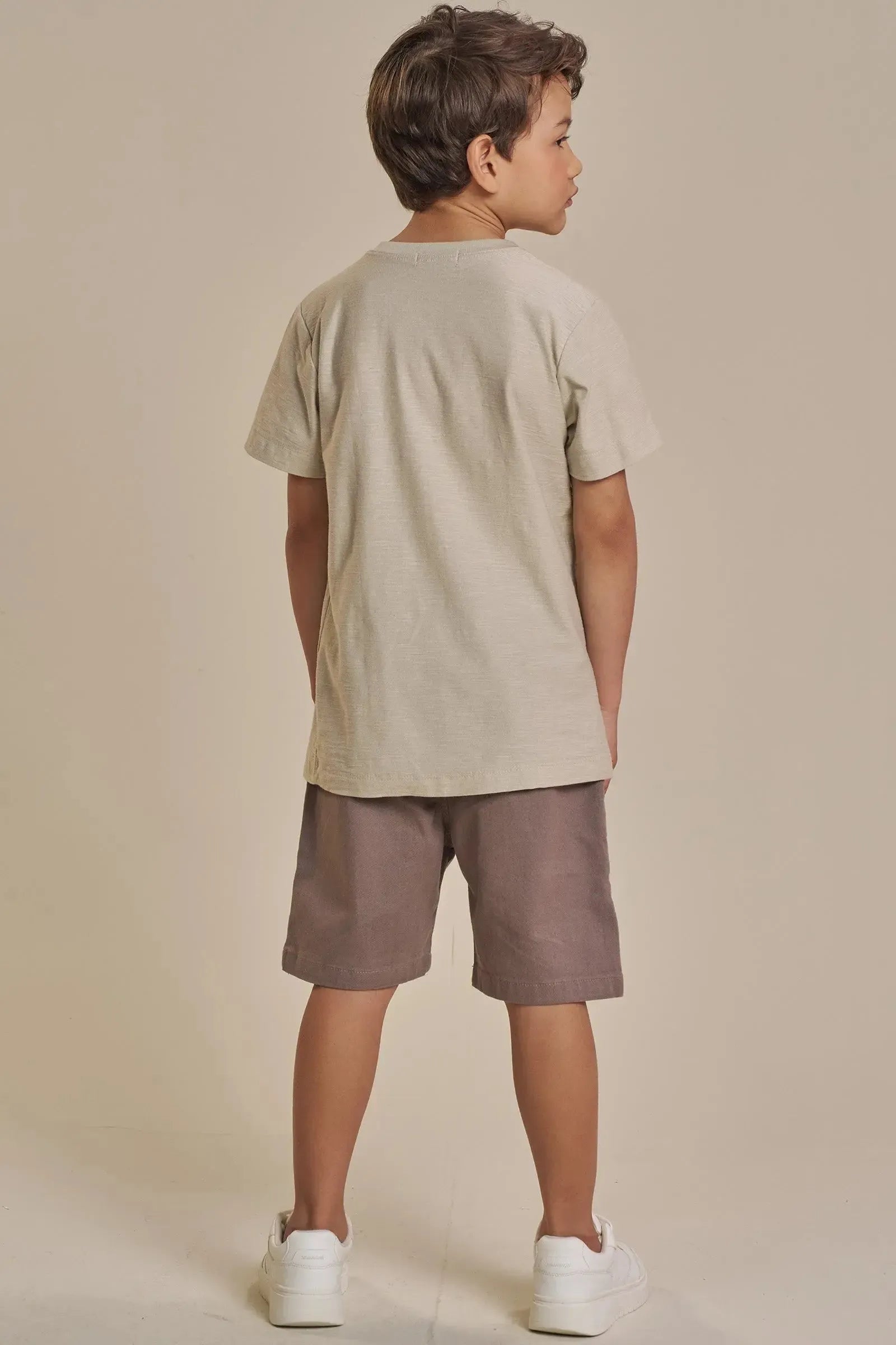 Camiseta em Malha Flamê 93502 LucBoo Infantil Menino