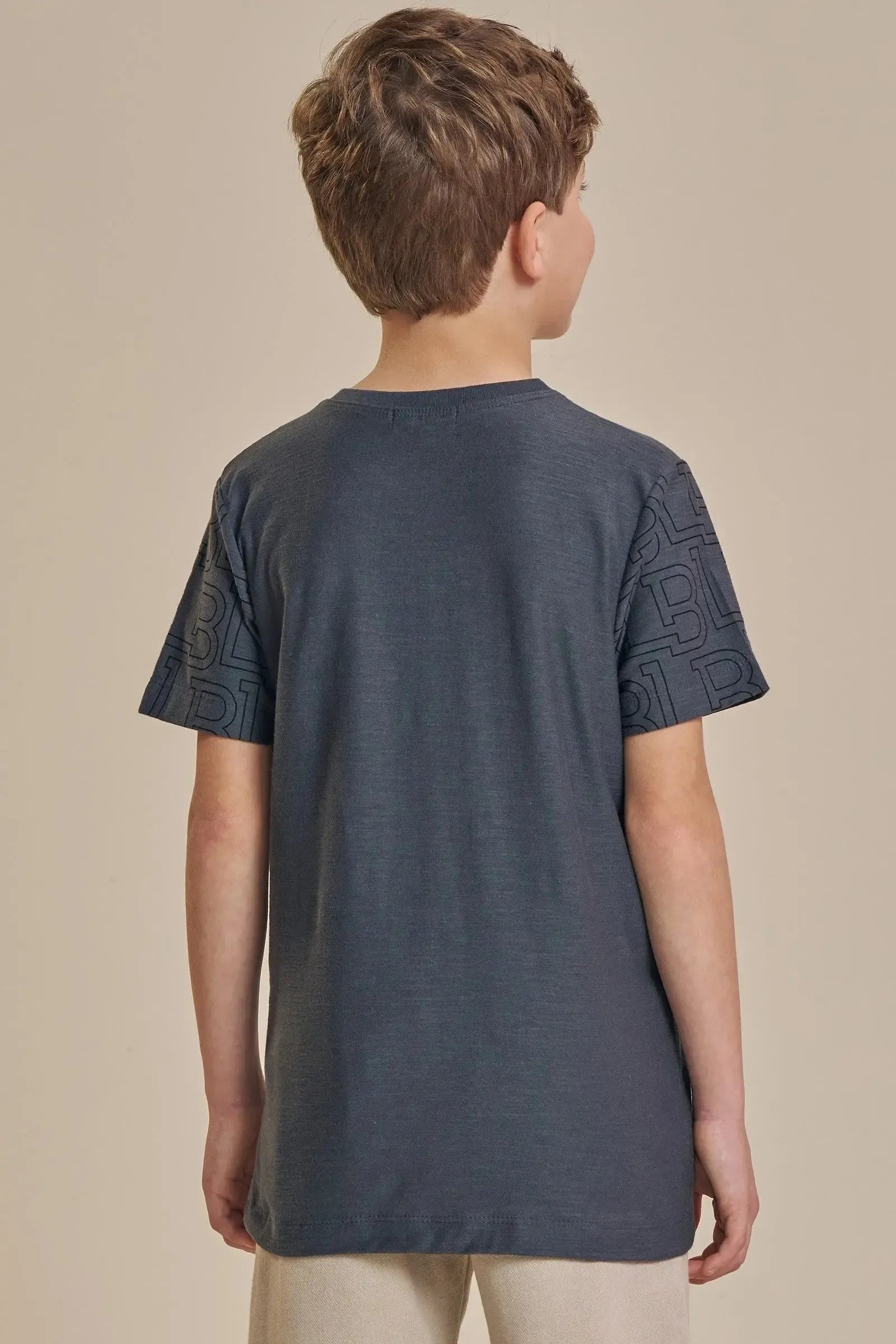 Camiseta em Malha Flamê 93522 LucBoo Infantil Menino