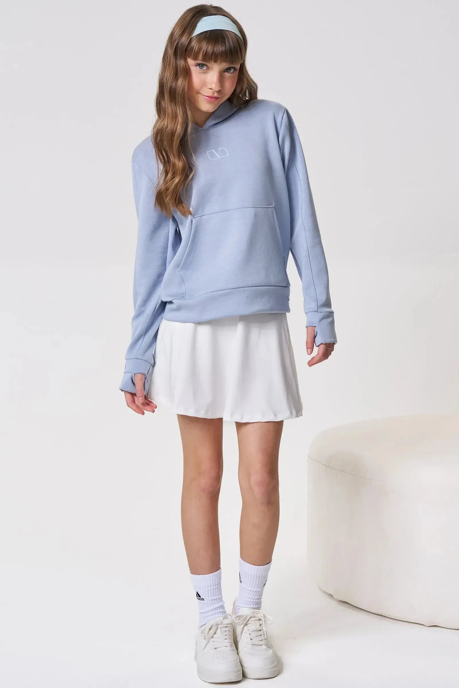 Saia em Malha Uv 50+ com Shorts Embutido 93657 Vic&Vicky Teen Menina