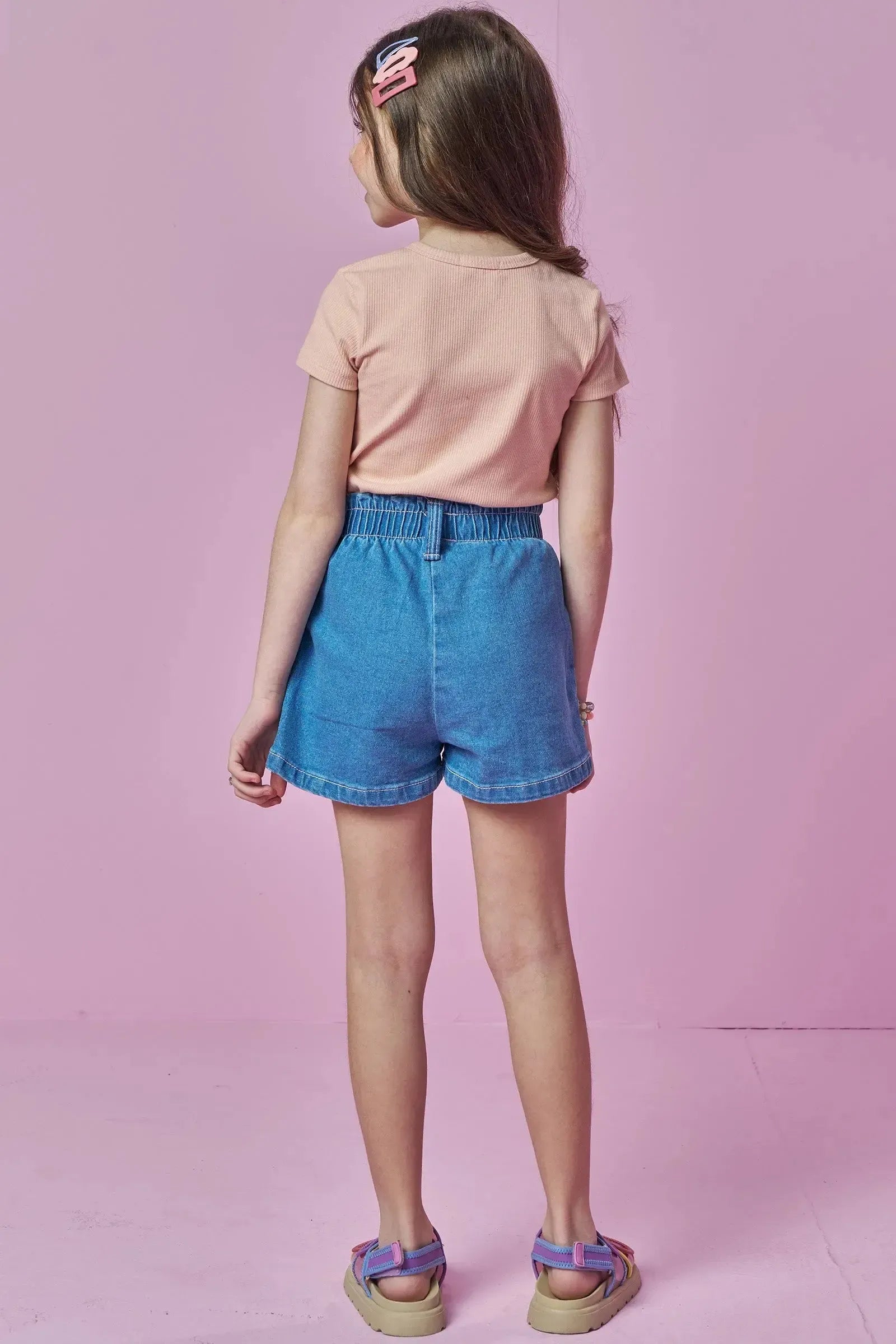 Blusa em Canelado Liz 93775 Kukiê Infantil Menina