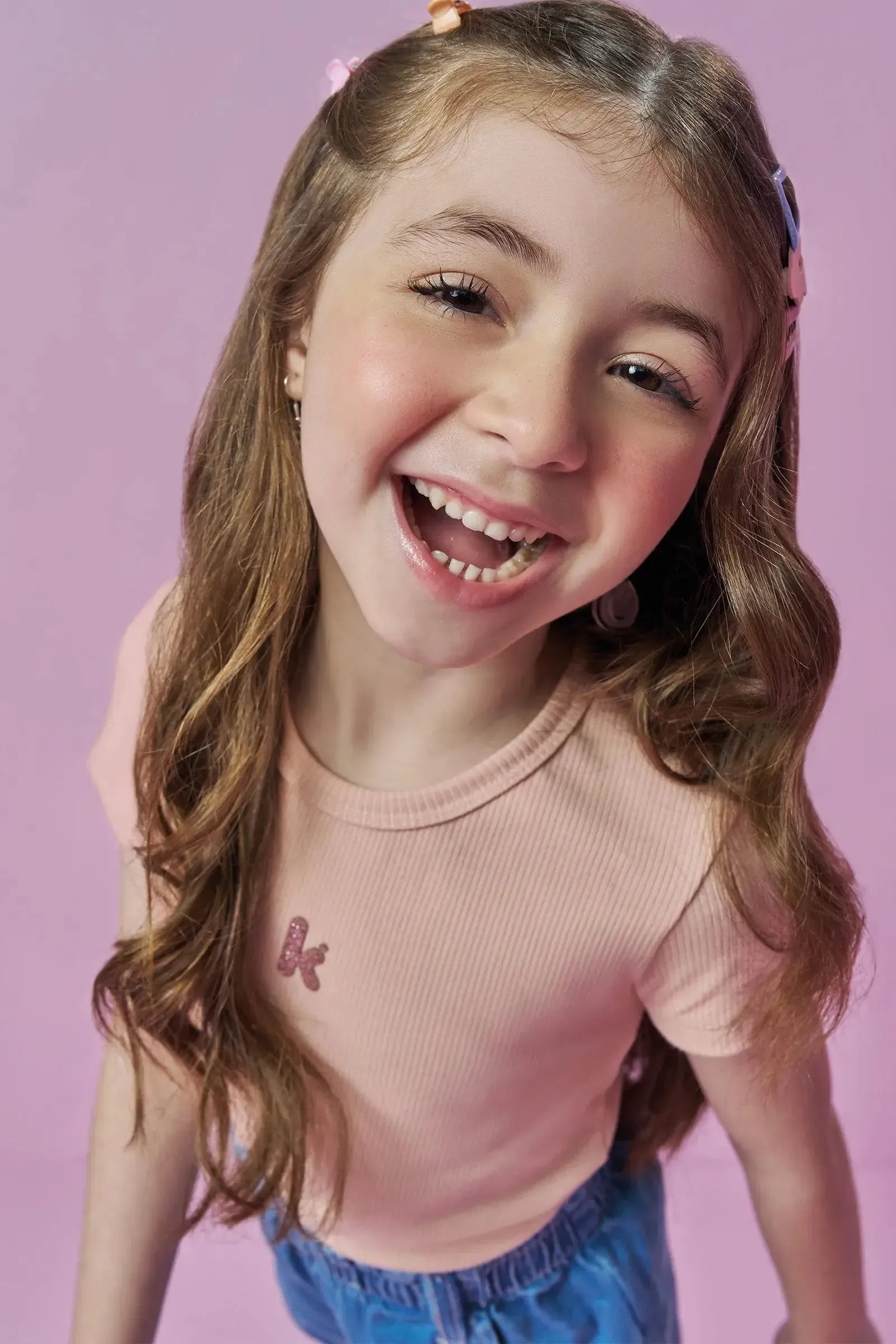 Blusa em Canelado Liz 93775 Kukiê Infantil Menina