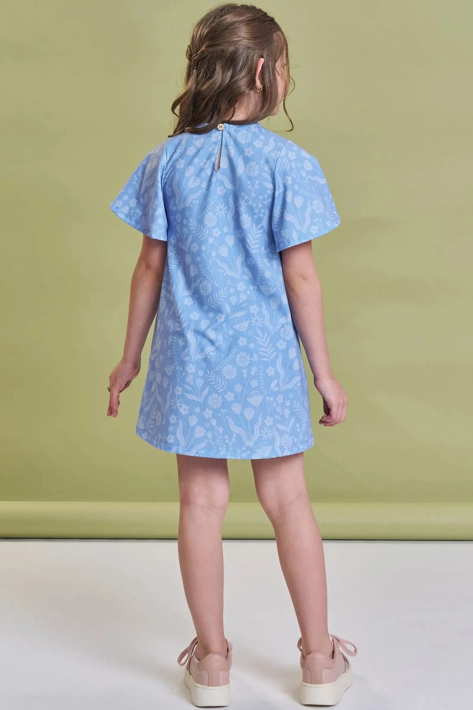 Vestido em Malha Comfy 93858 Kukiê Infantil Menina