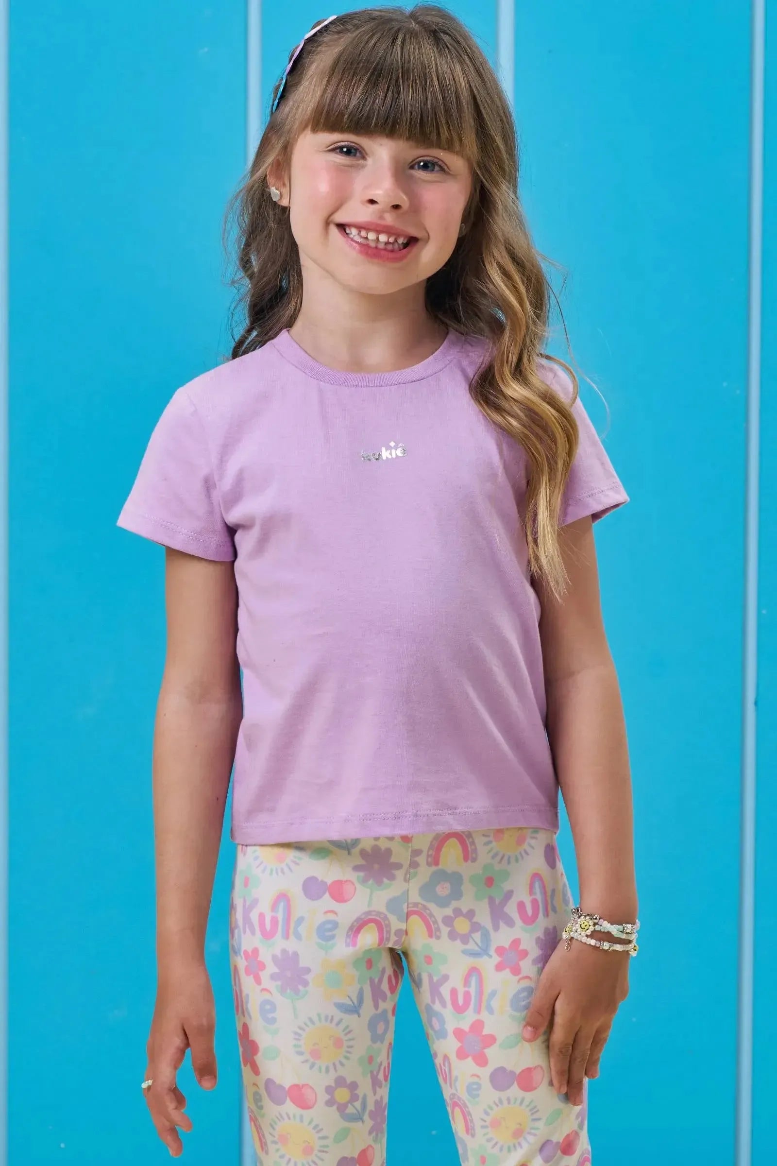 Blusa em Meia Malha 94345 Kukiê Infantil Menina