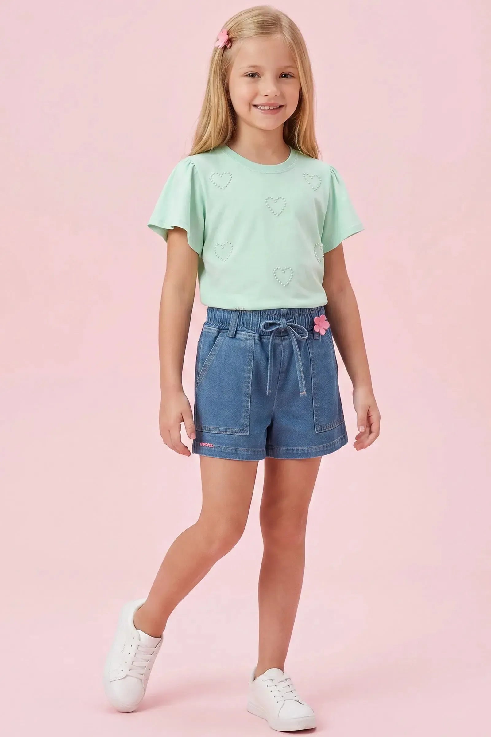 Blusa em Meia Malha 94595 Infanti Infantil Menina