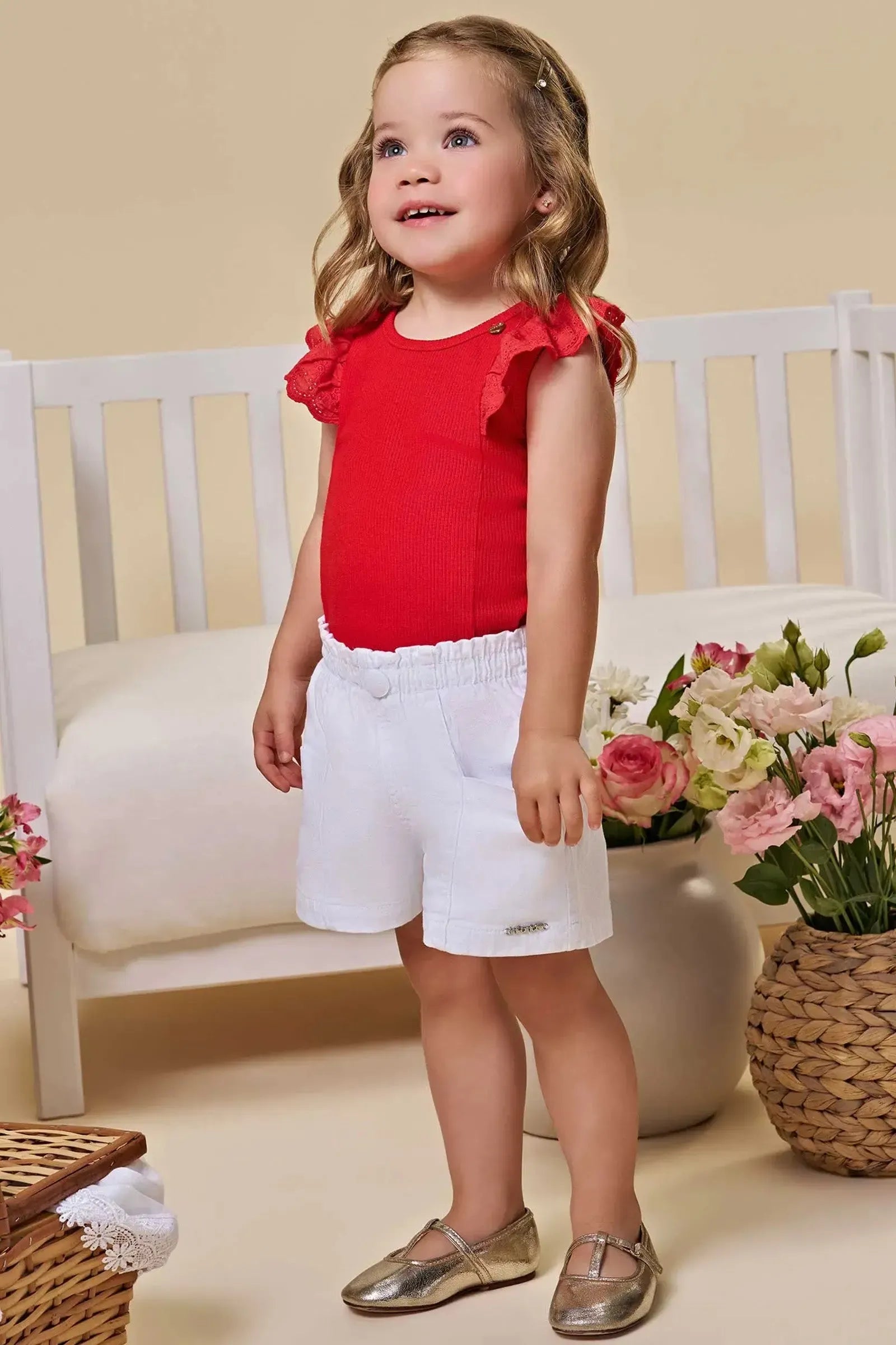 Blusa em Canelado Liz 94938 Infanti Infantil Menina