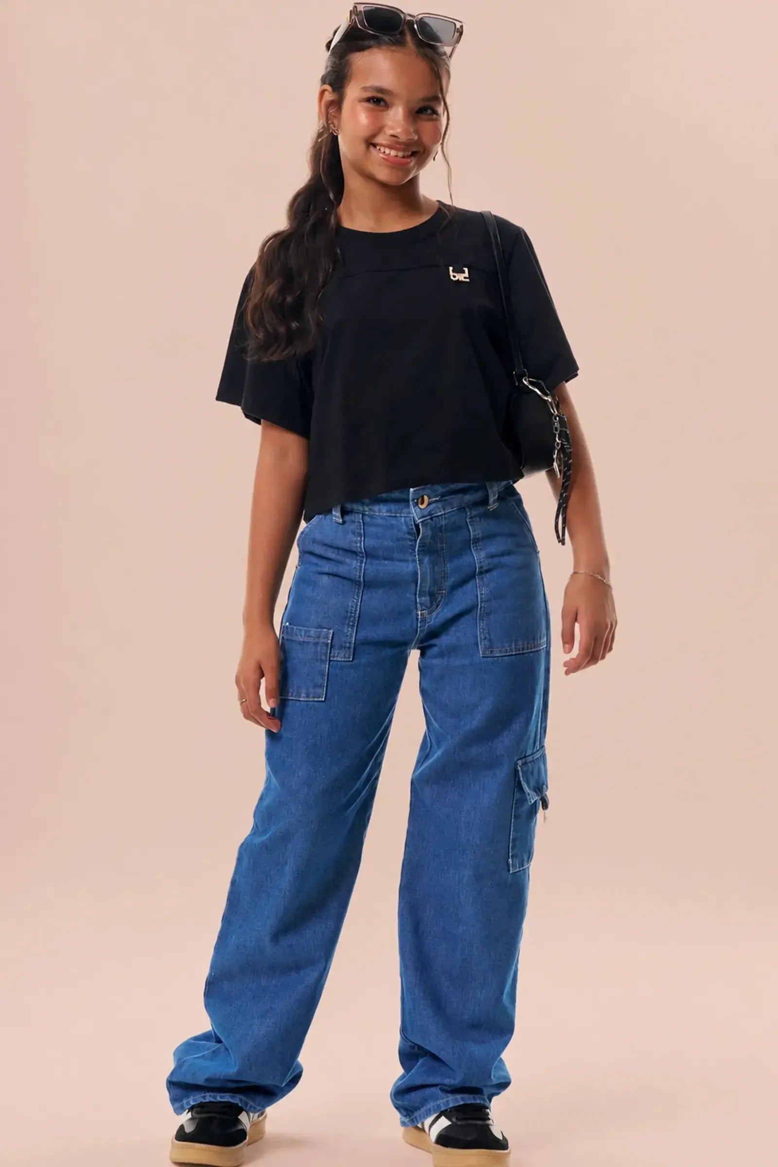 Blusa em Meia Malha 95187 Vic&Vicky Teen Menina