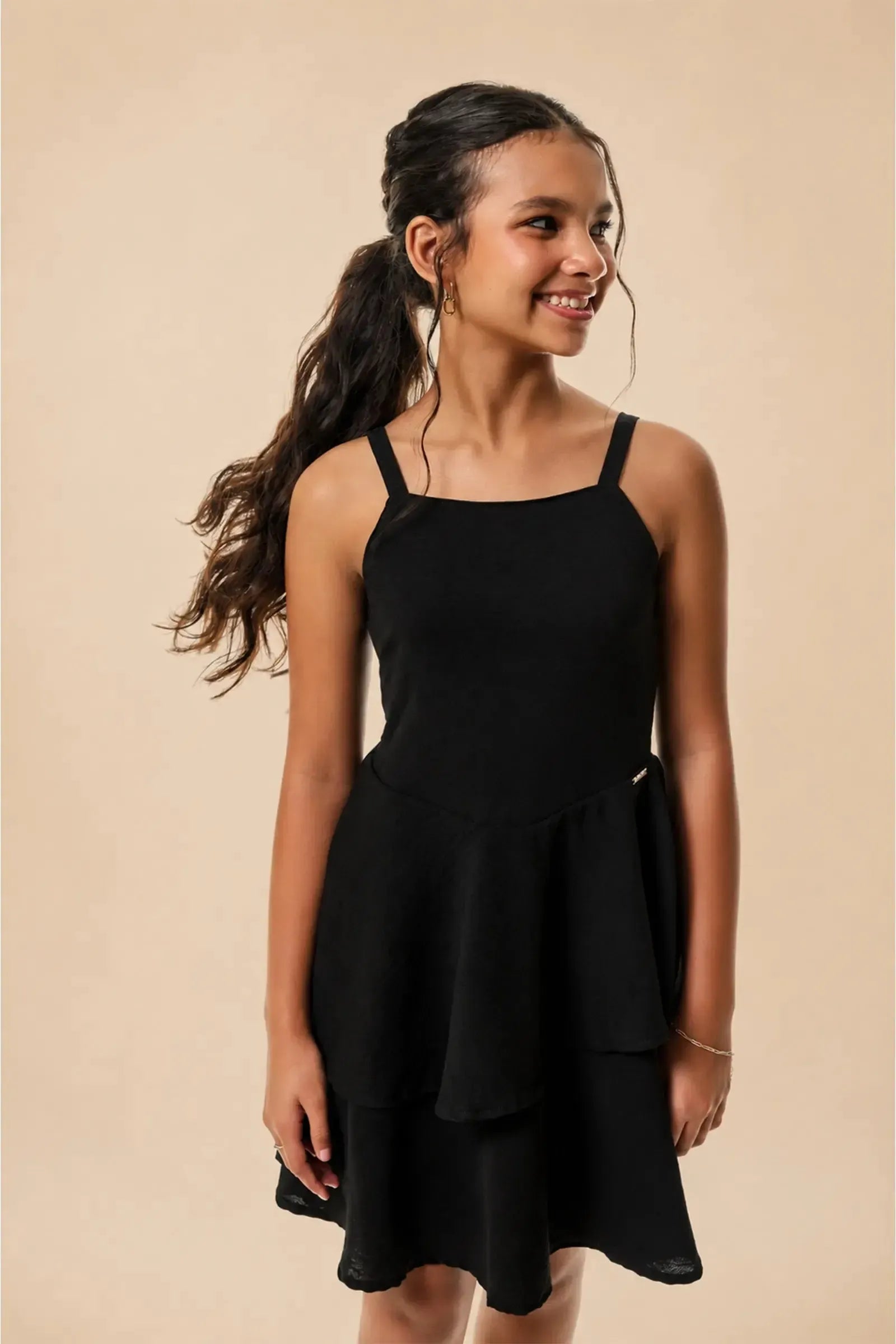 Vestido em Alfaiataria Corsica 95588 Vic&Vicky Teen Menina