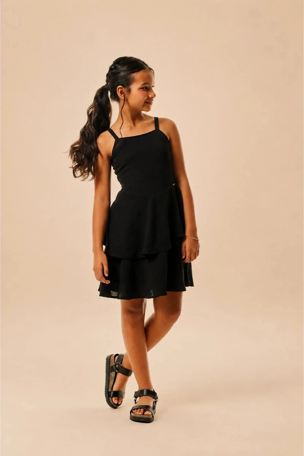 Vestido em Alfaiataria Corsica 95588 Vic&Vicky Teen Menina