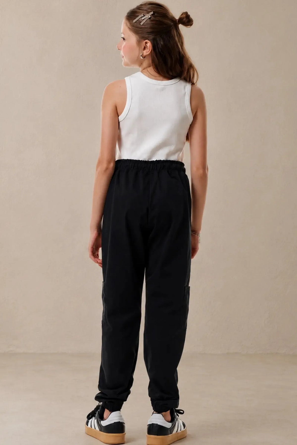 Calça Jogger em Alfaiataria Tecno Cargo 95992 Vic&Vicky Teen Menina