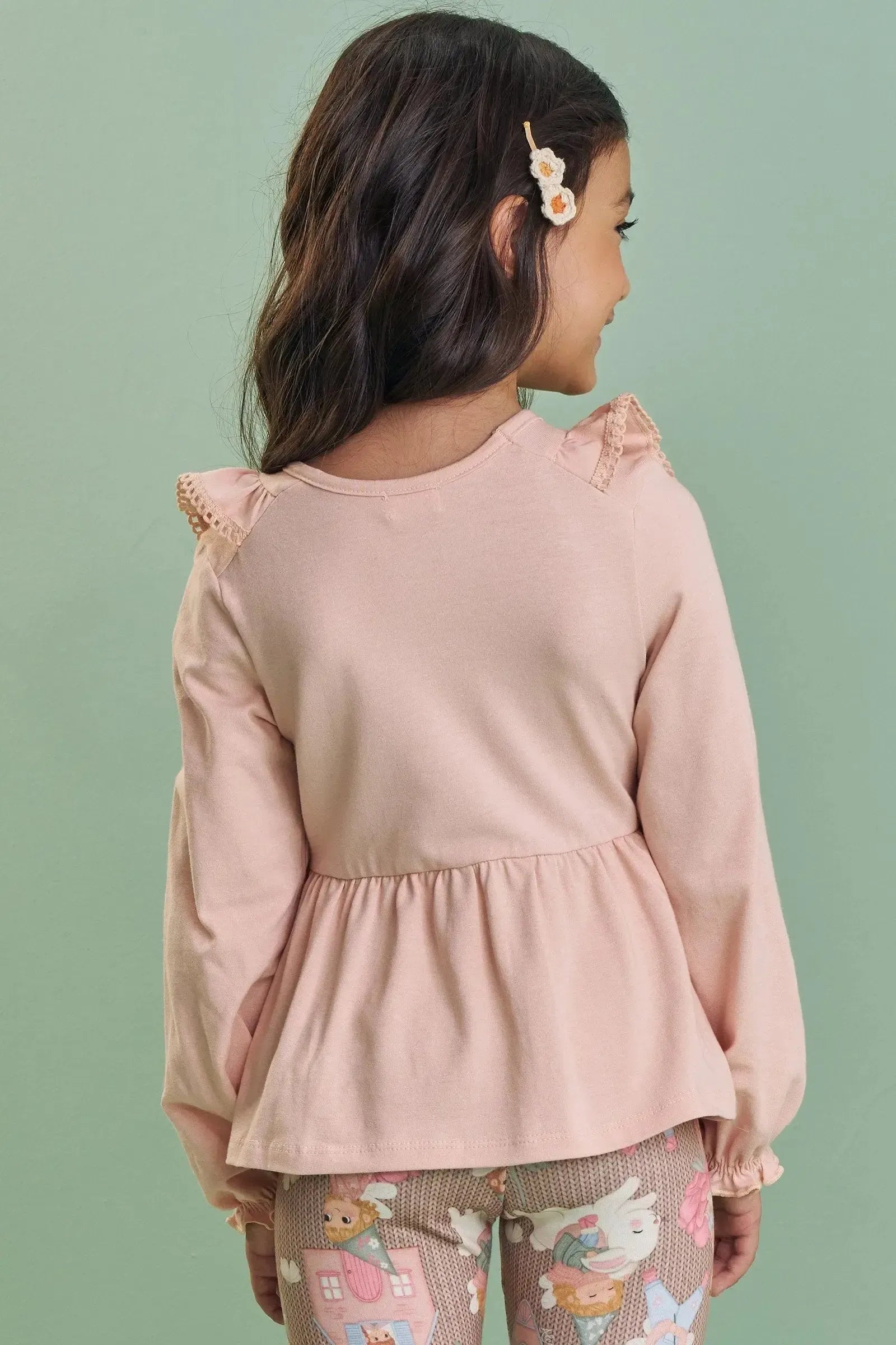 Bata em Cotton 89893 Kukiê Infantil Menina