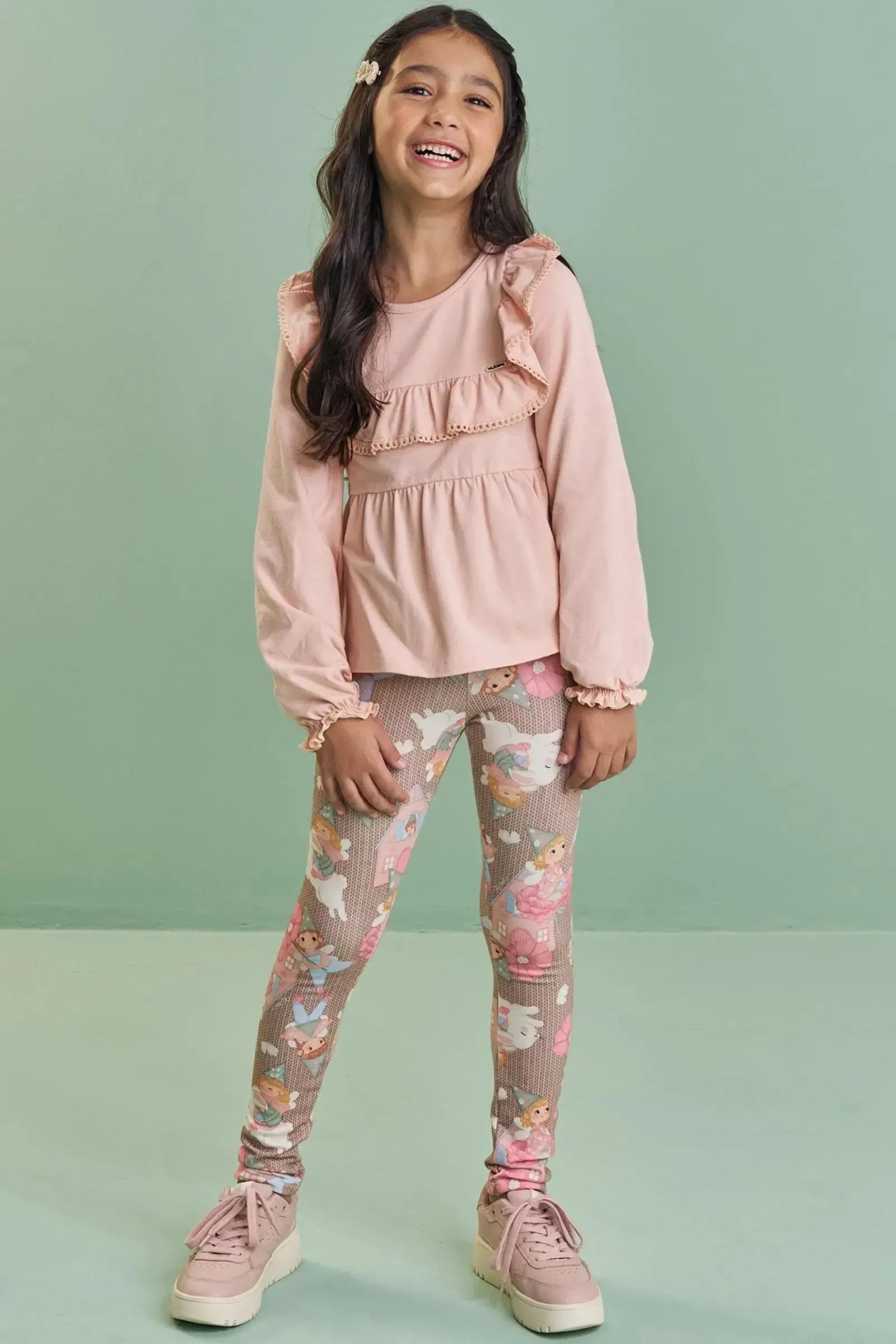 Bata em Cotton 89893 Kukiê Infantil Menina