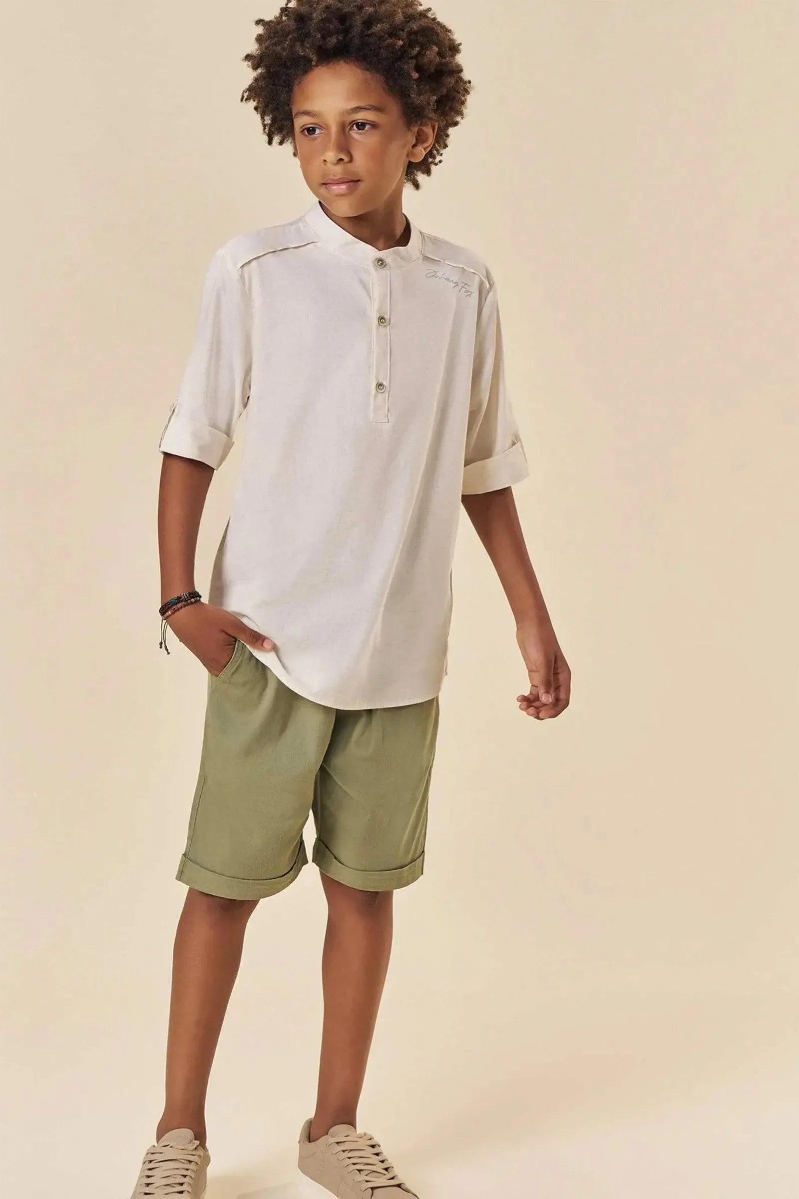 Bata em Linho Deluxe 83755 Johnny Fox Teen Menino