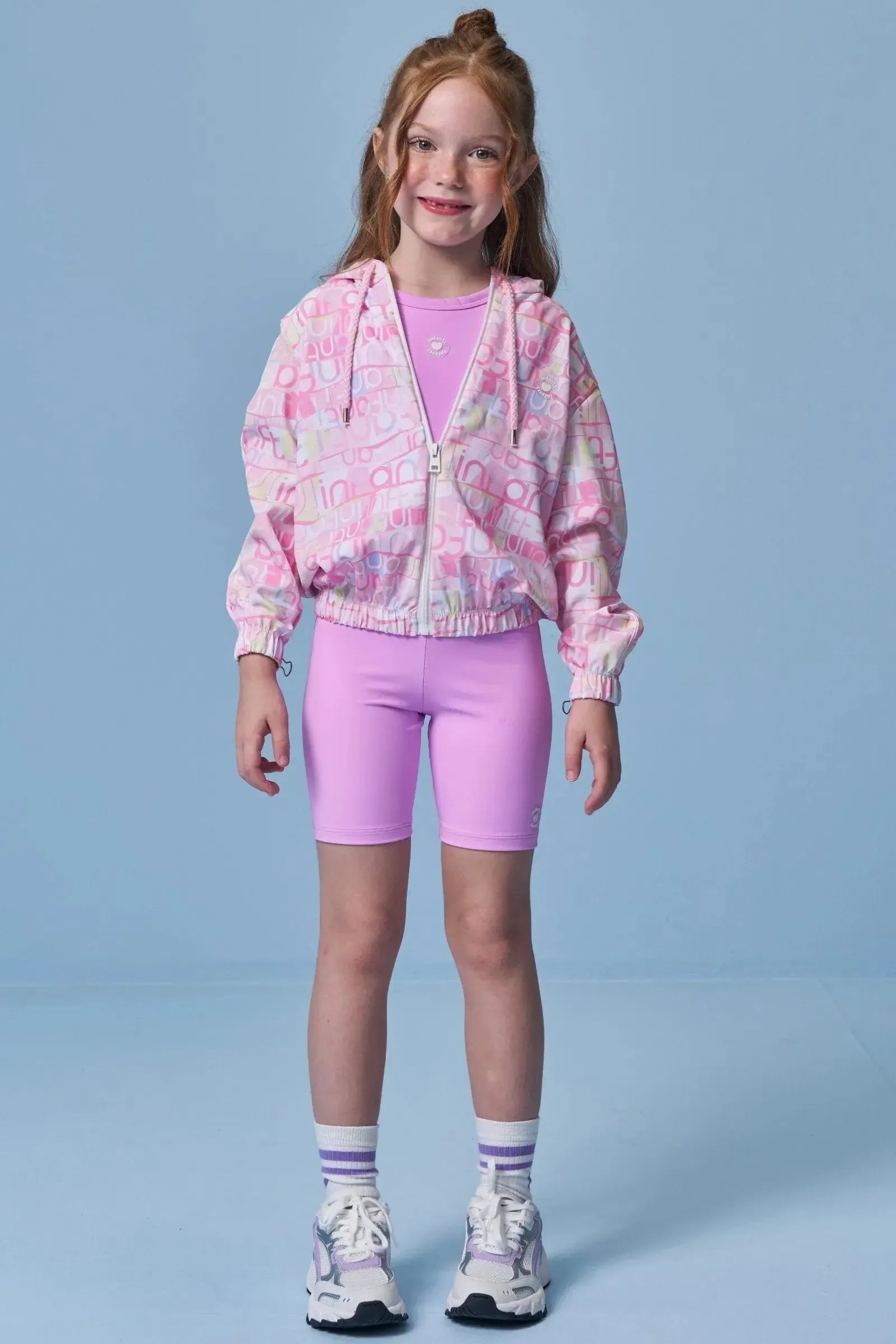 Bermuda Biker em Malha Poliamida UV 50+ 96265 Infanti Infantil Menina