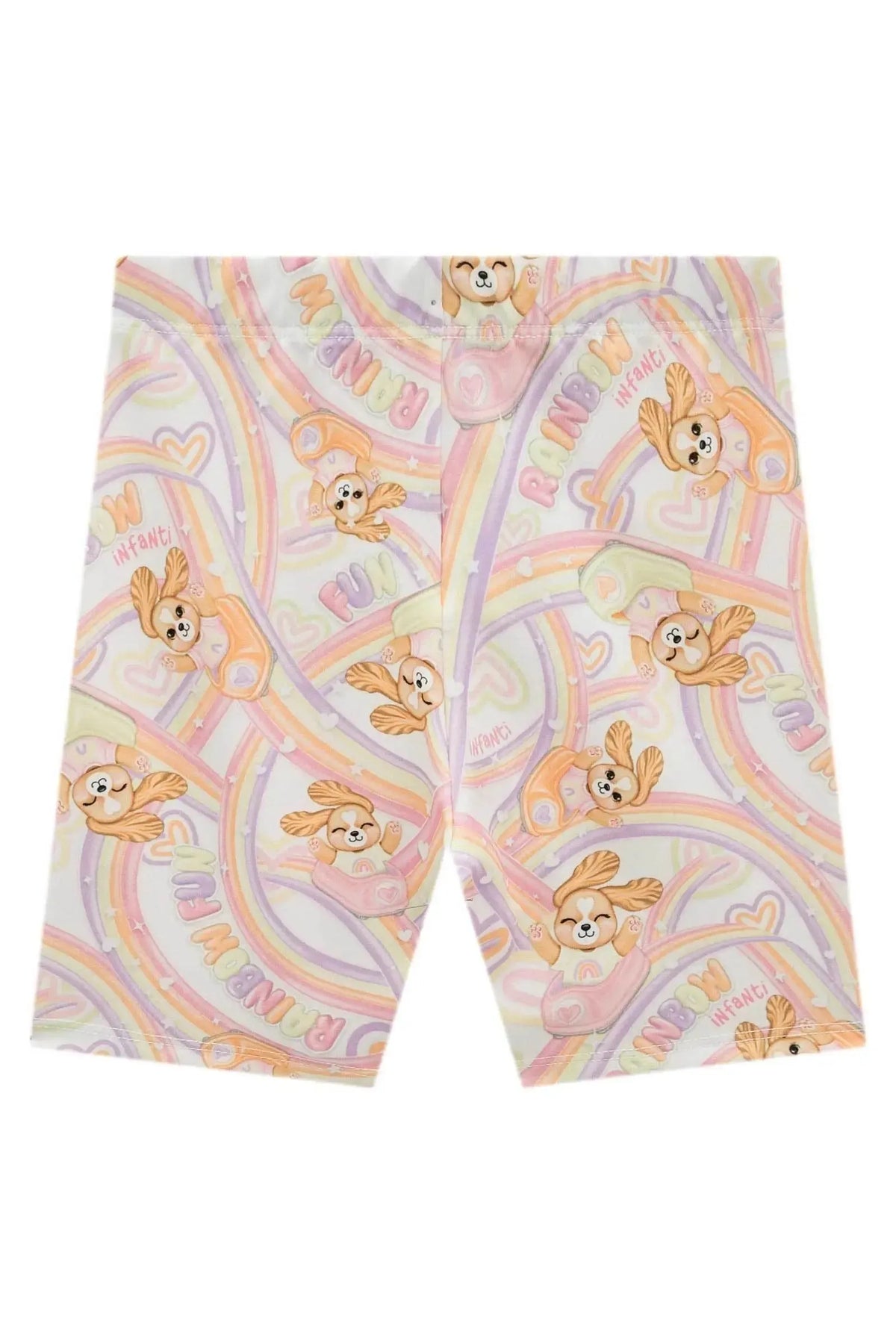 Bermuda Biker em Malha Power 98472 Infanti Infantil Menina