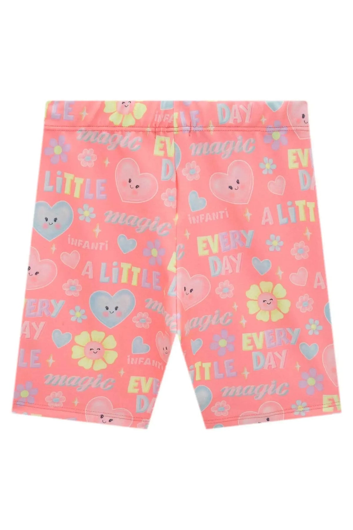 Bermuda Biker em Malha Power 98473 Infanti Infantil Menina