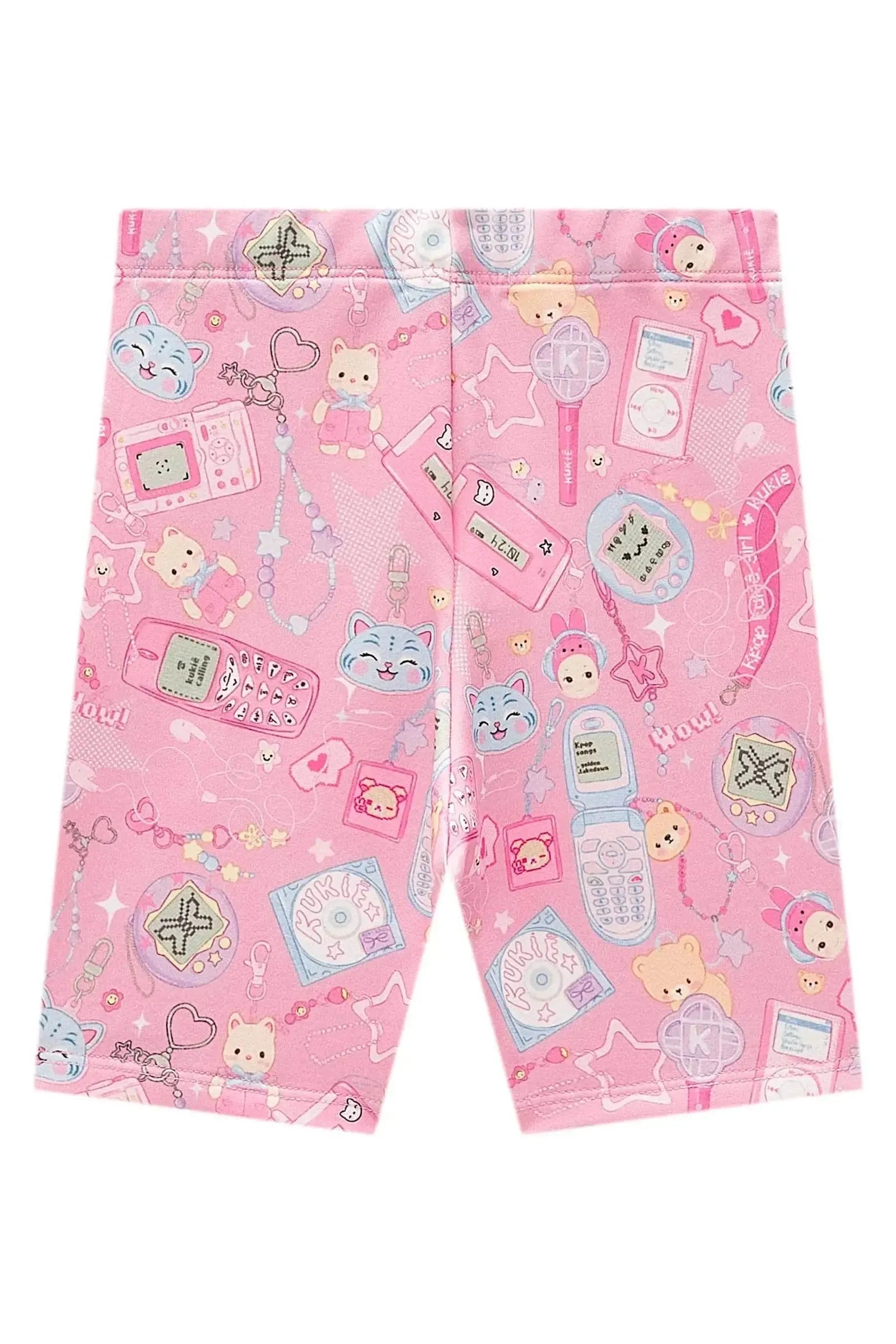 Bermuda Biker em Molecotton 99536 Kukiê Infantil Menina