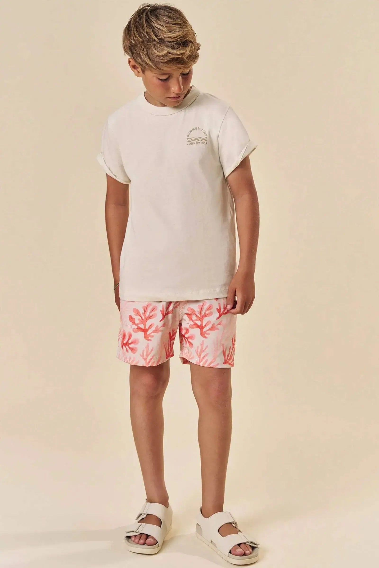 Bermuda Boxer em Nylon Ergonomic com Elastano 83806 Johnny Fox Teen Menino