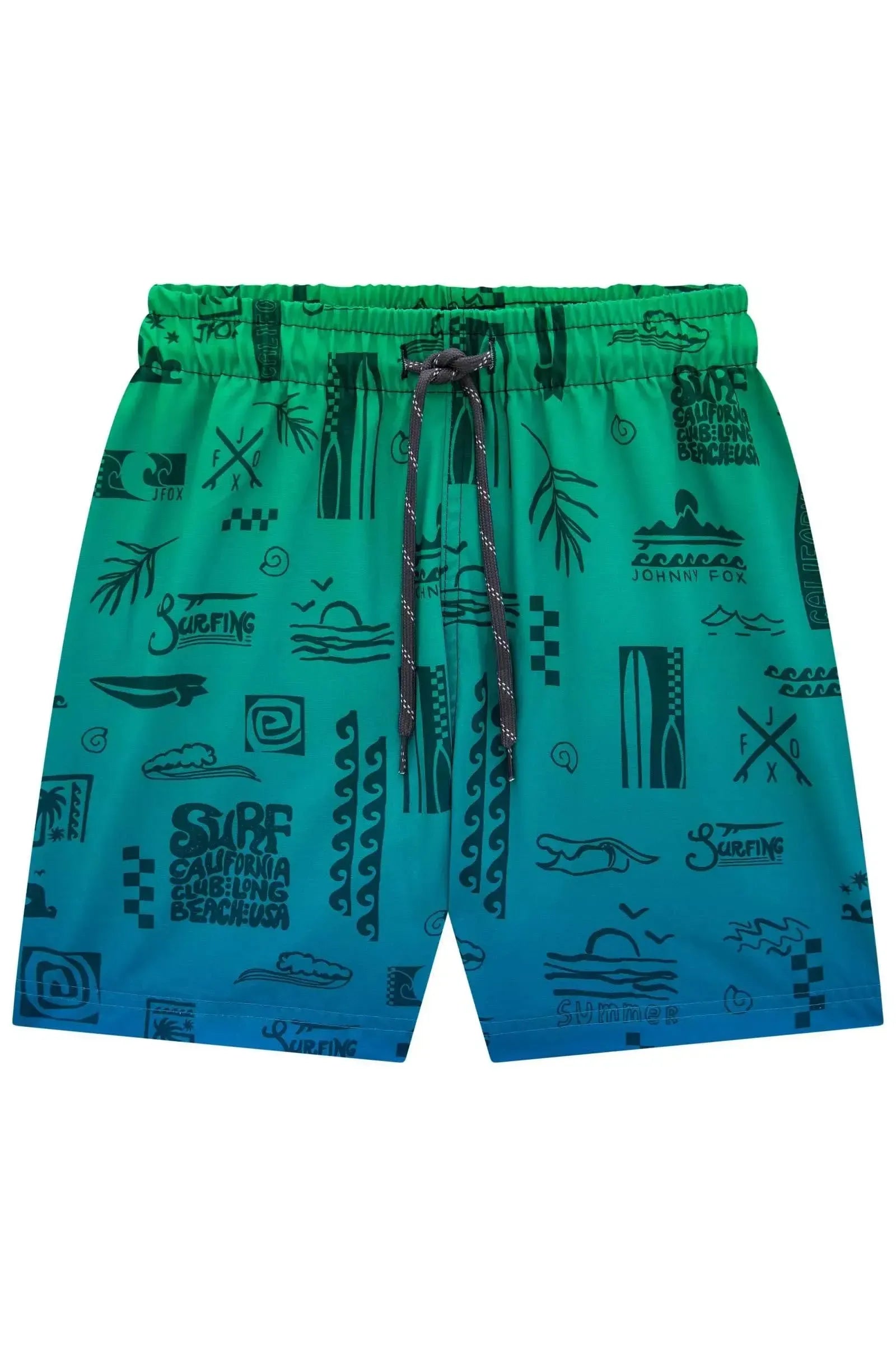 Bermuda Boxer em Nylon Ergonomic com Elastano 85332 Johnny Fox Teen Menino