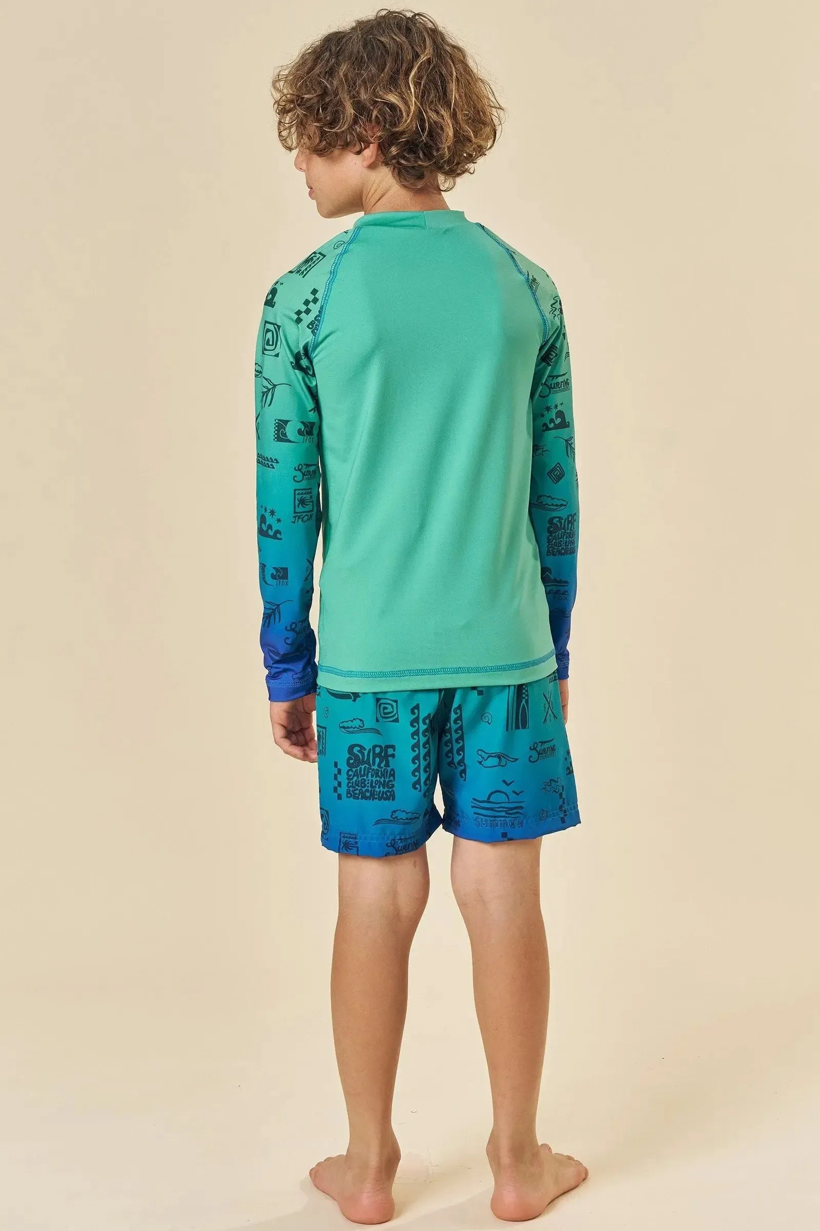 Bermuda Boxer em Nylon Ergonomic com Elastano 85332 Johnny Fox Teen Menino