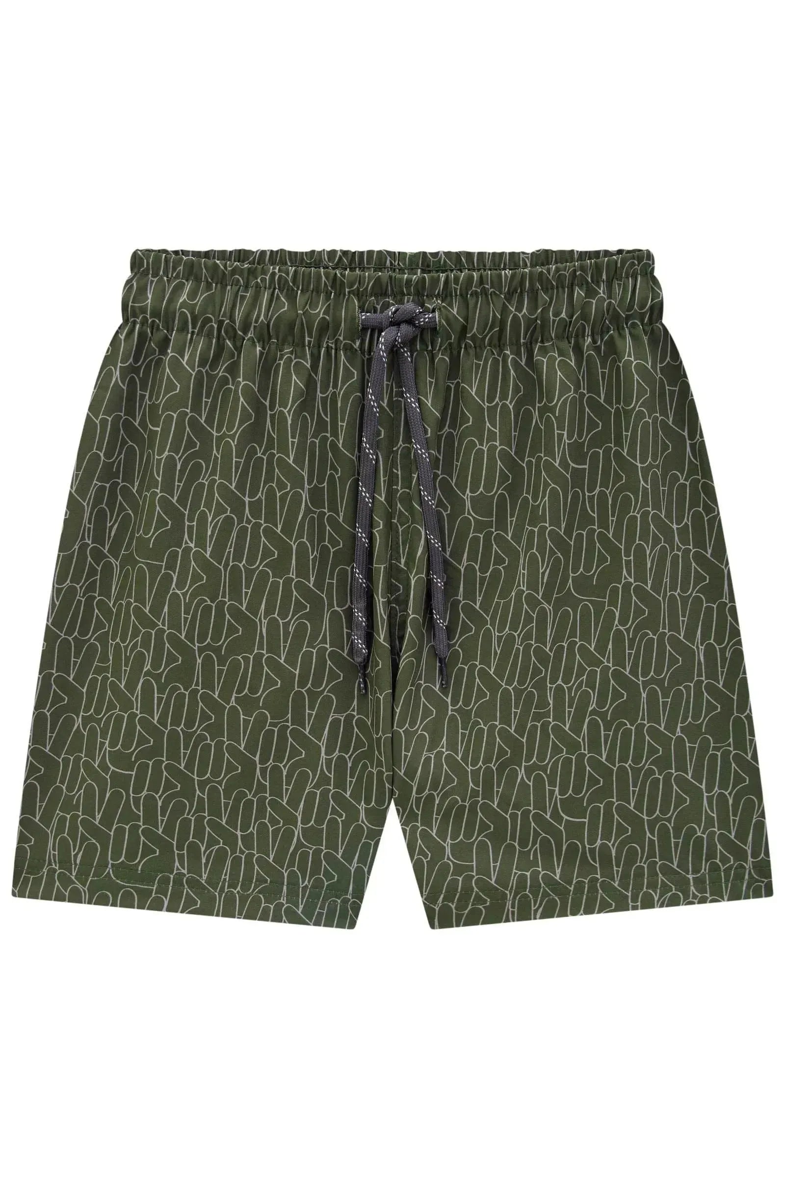 Bermuda Boxer em Nylon Ergonomic com Elastano 85332 Johnny Fox Teen Menino